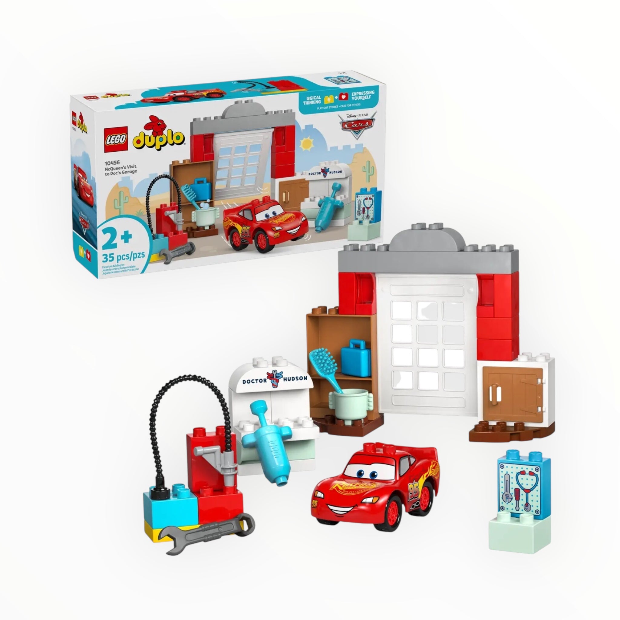 10456 Disney DUPLO McQueen’s Visit to Doc’s Garage