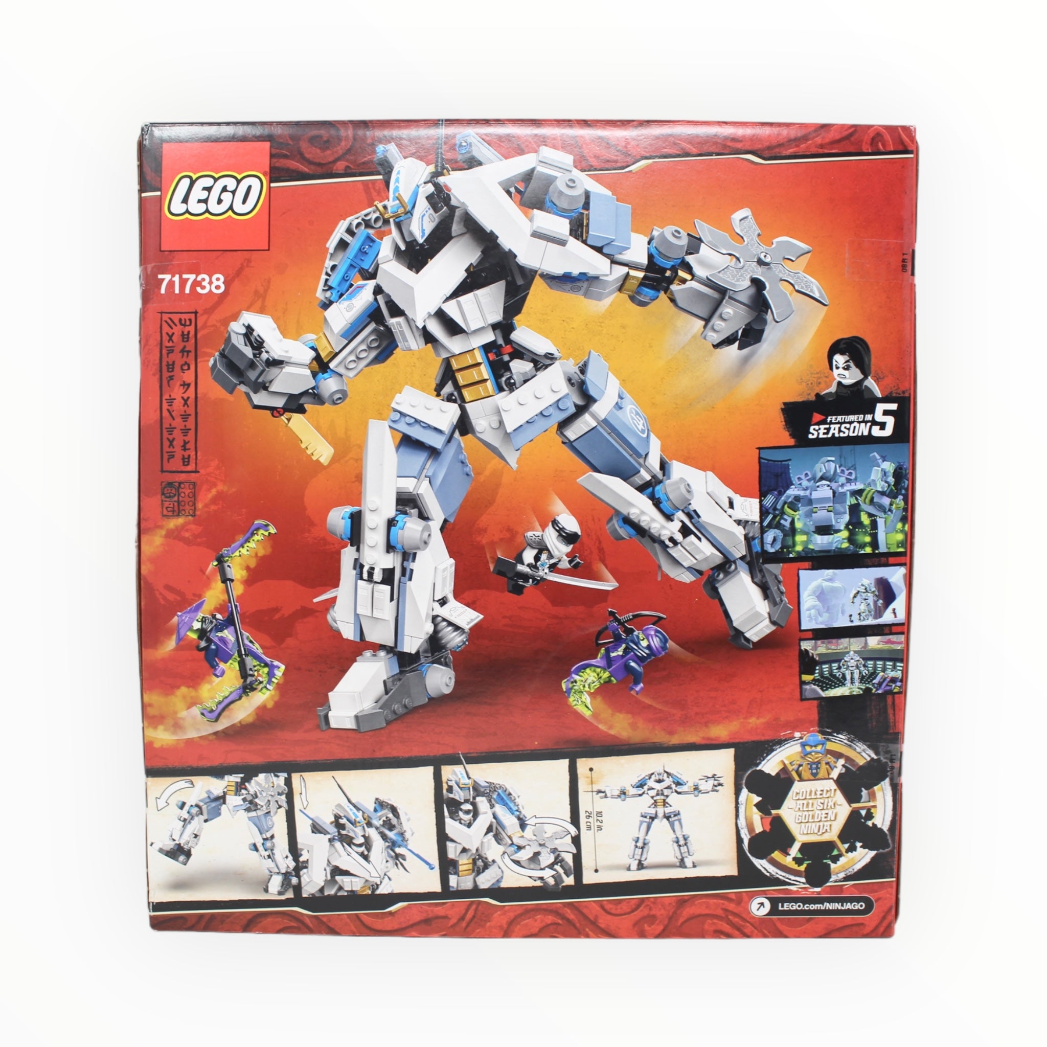 Retired Set 71738 Ninjago Zane’s Titan Mech Battle