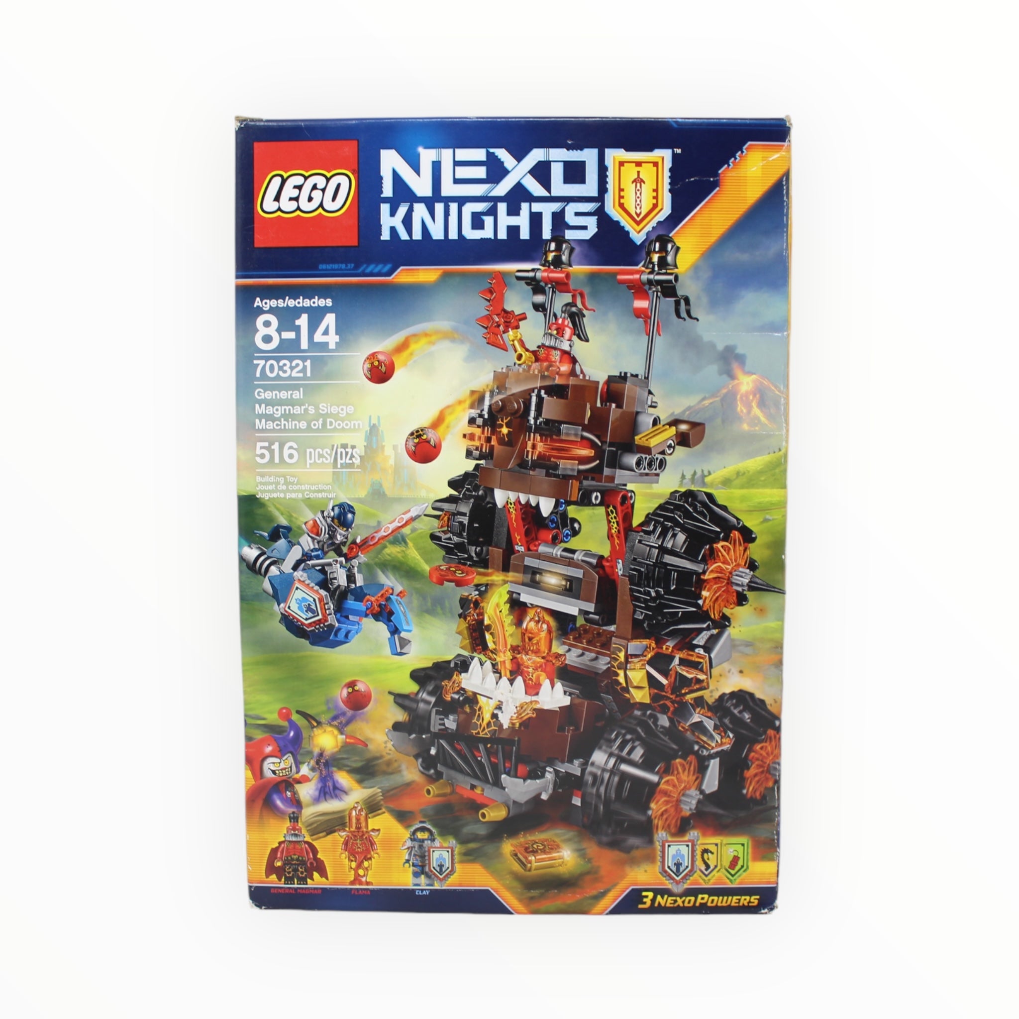 Retired Set 70321 Nexo Knights General Magmar’s Siege Machine of Doom