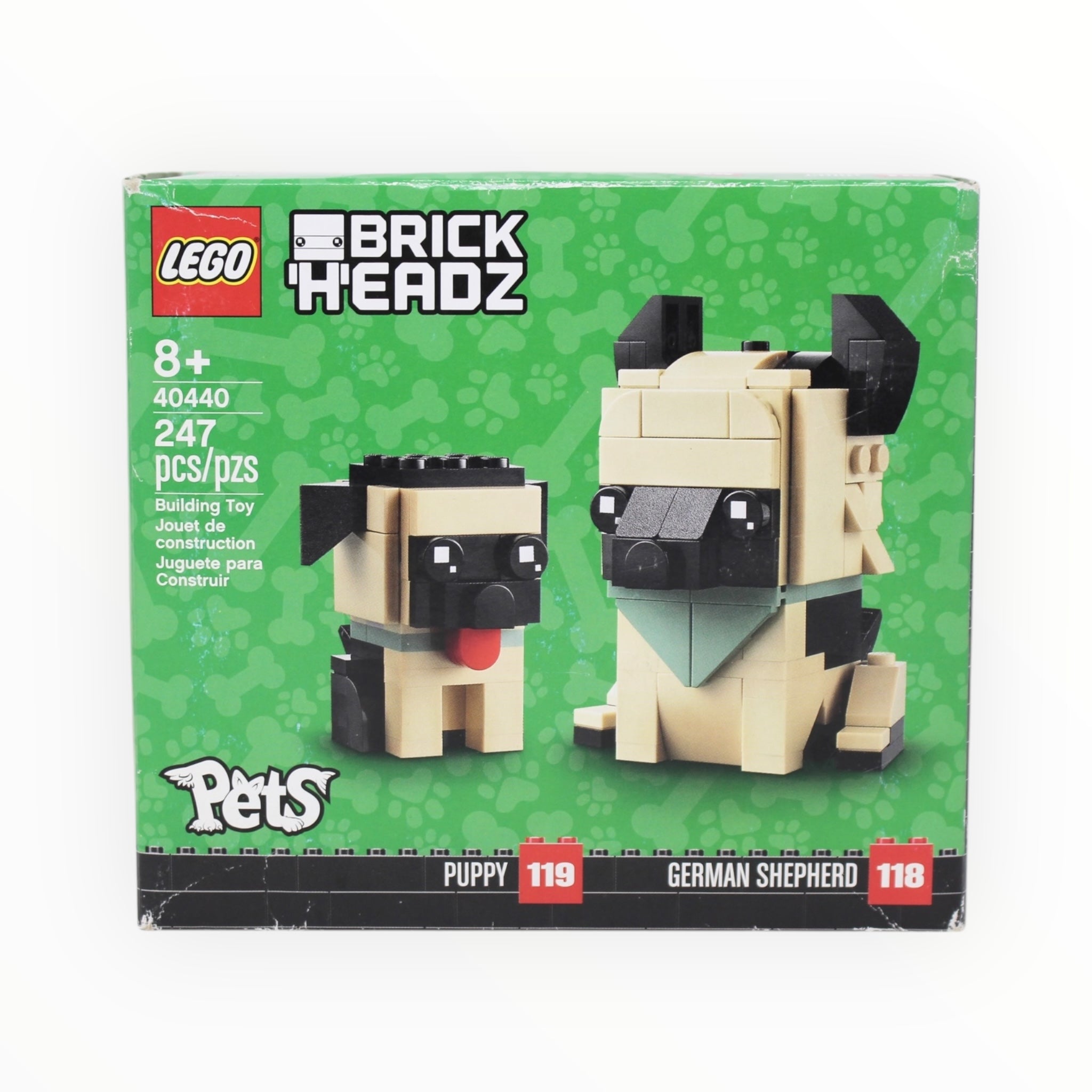 Retired Set 40440 BrickHeadz German Shepherd