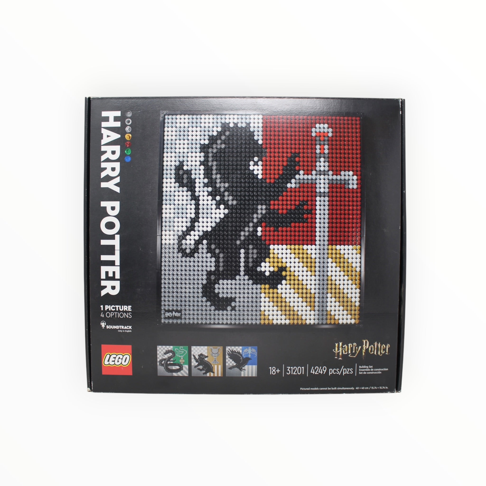 Certified Used Set 31201 LEGO Mosaic Harry Potter (open box, sealed bags)