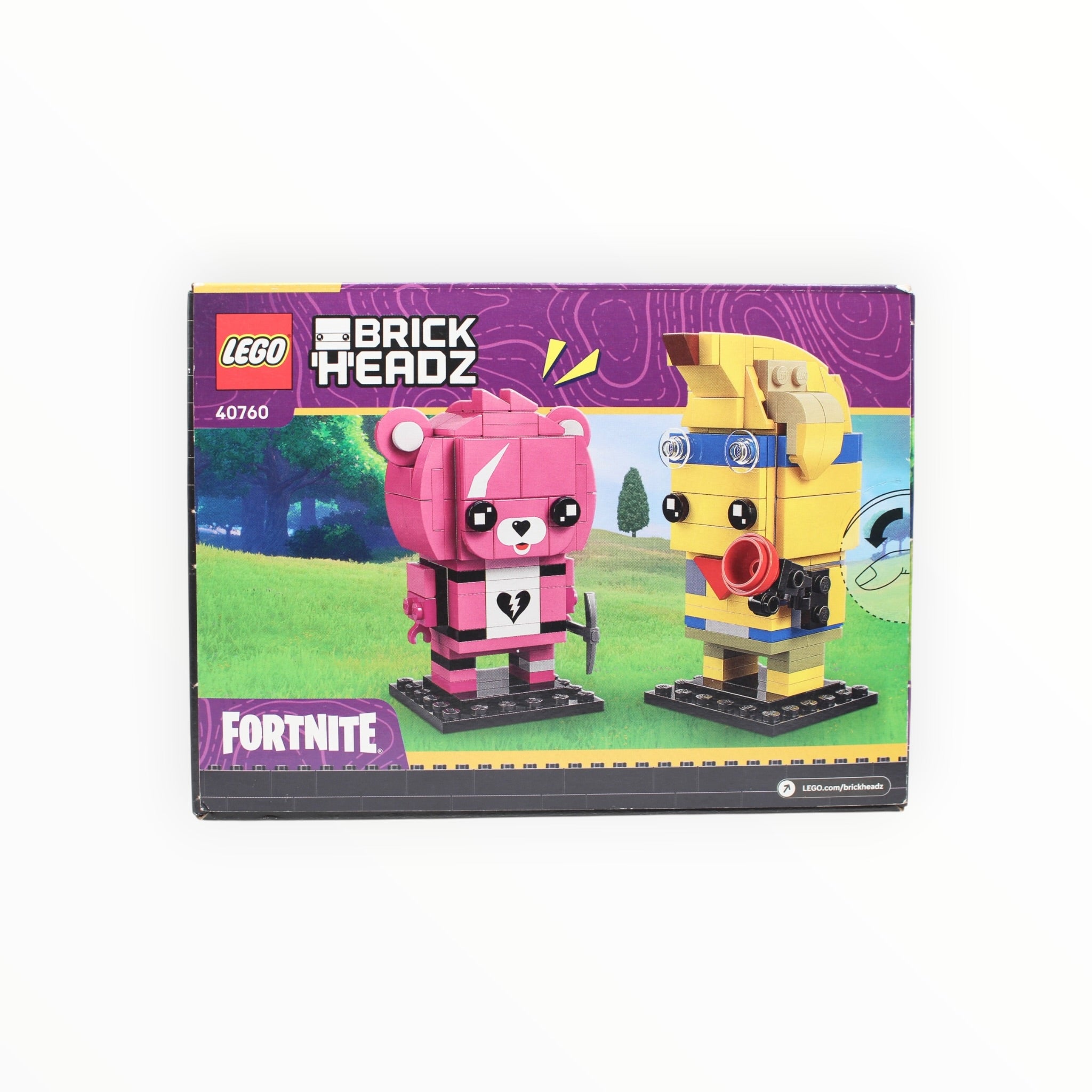 Retired Set 40760 Fortnite BrickHeadz Adventure Peely & Cuddle Team Leader (slight box damage)