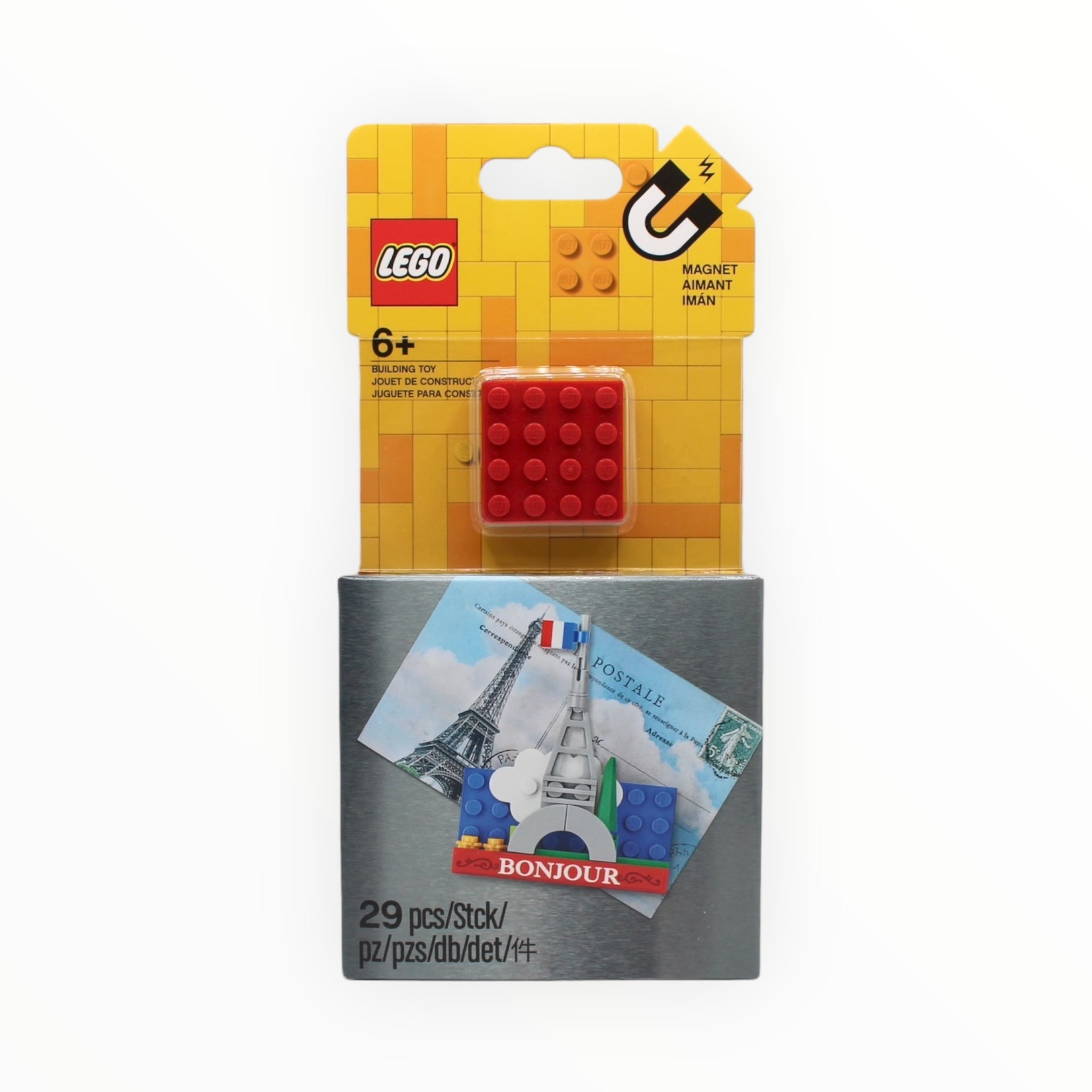 Retired Set 854011 LEGO Eiffel Tower Magnet Build