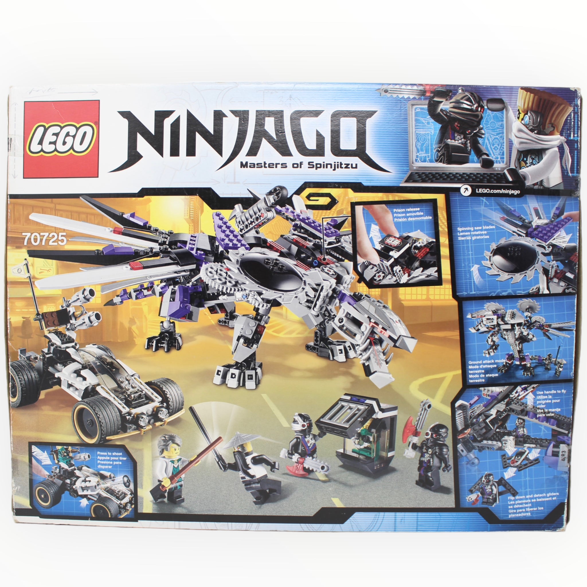 Retired Set 70725 Ninjago Nindroid MechDragon