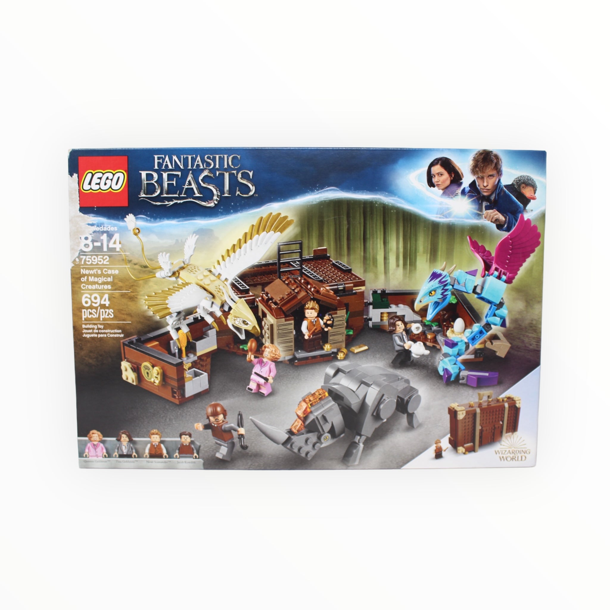 Retired Set 75952 Harry Potter Newt’s Case of Magical Creatures (damaged box)