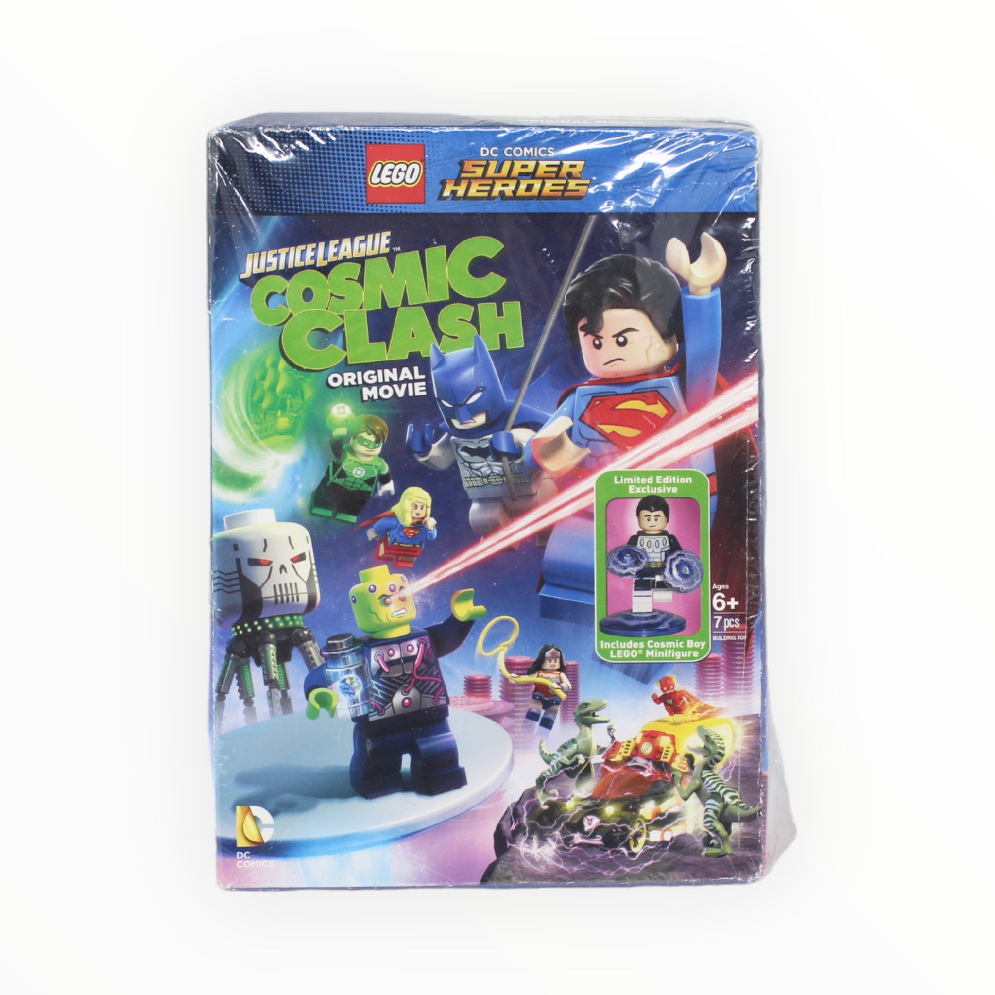 Retired DVD Set - LEGO DC Super Heroes “Cosmic Clash” (with Cosmic Boy minifigure)