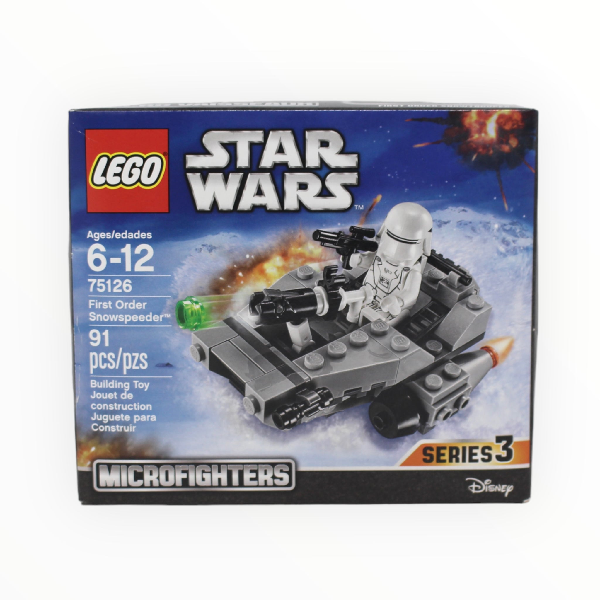 Retired Set 75126 Star Wars First Order Snowspeeder Microfighter