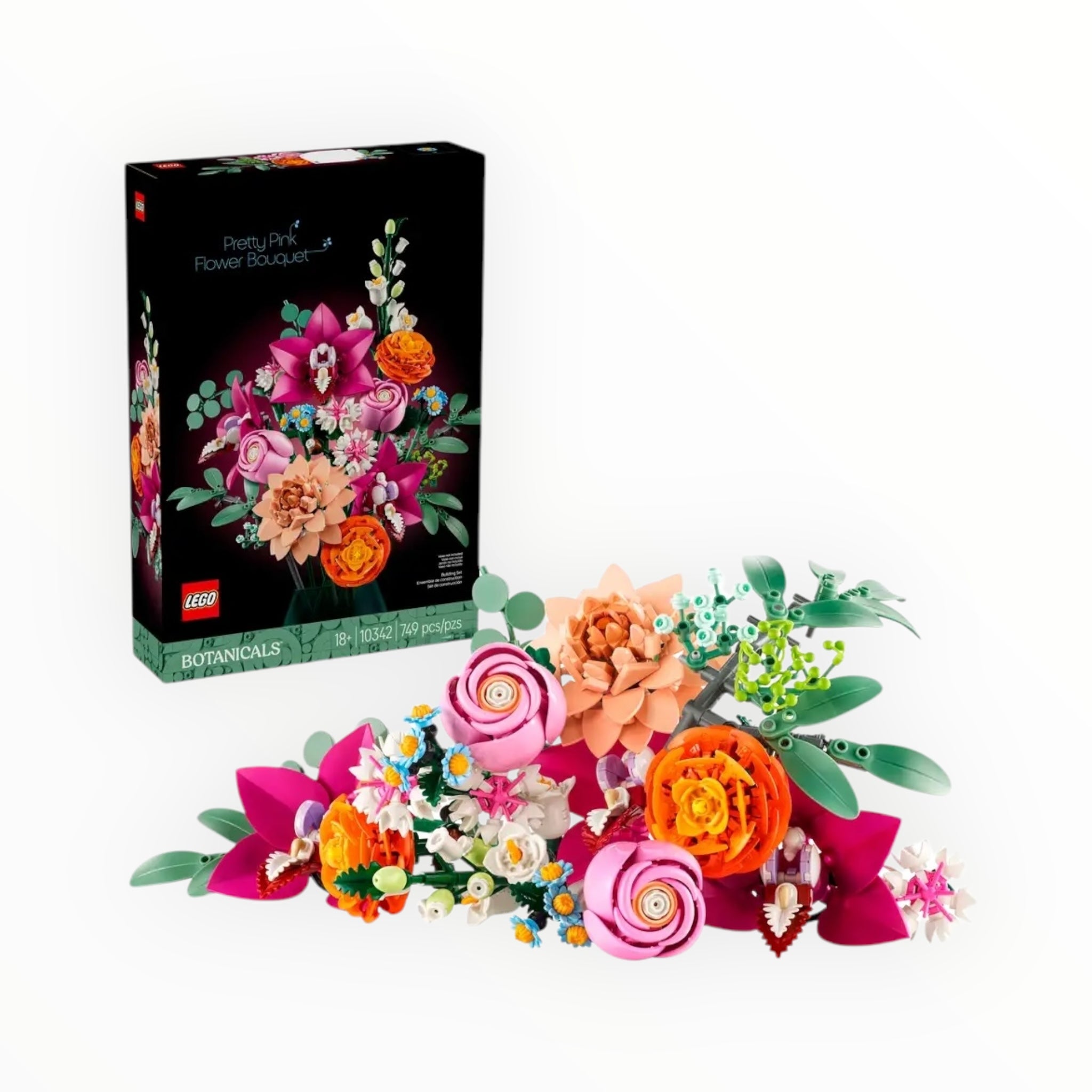 10342 Botanicals Pretty Pink Flower Bouquet
