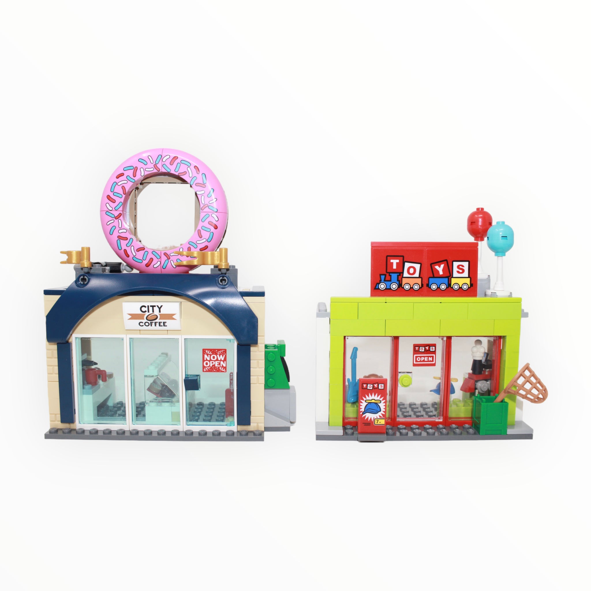 Used Set 60233 City Donut shop opening