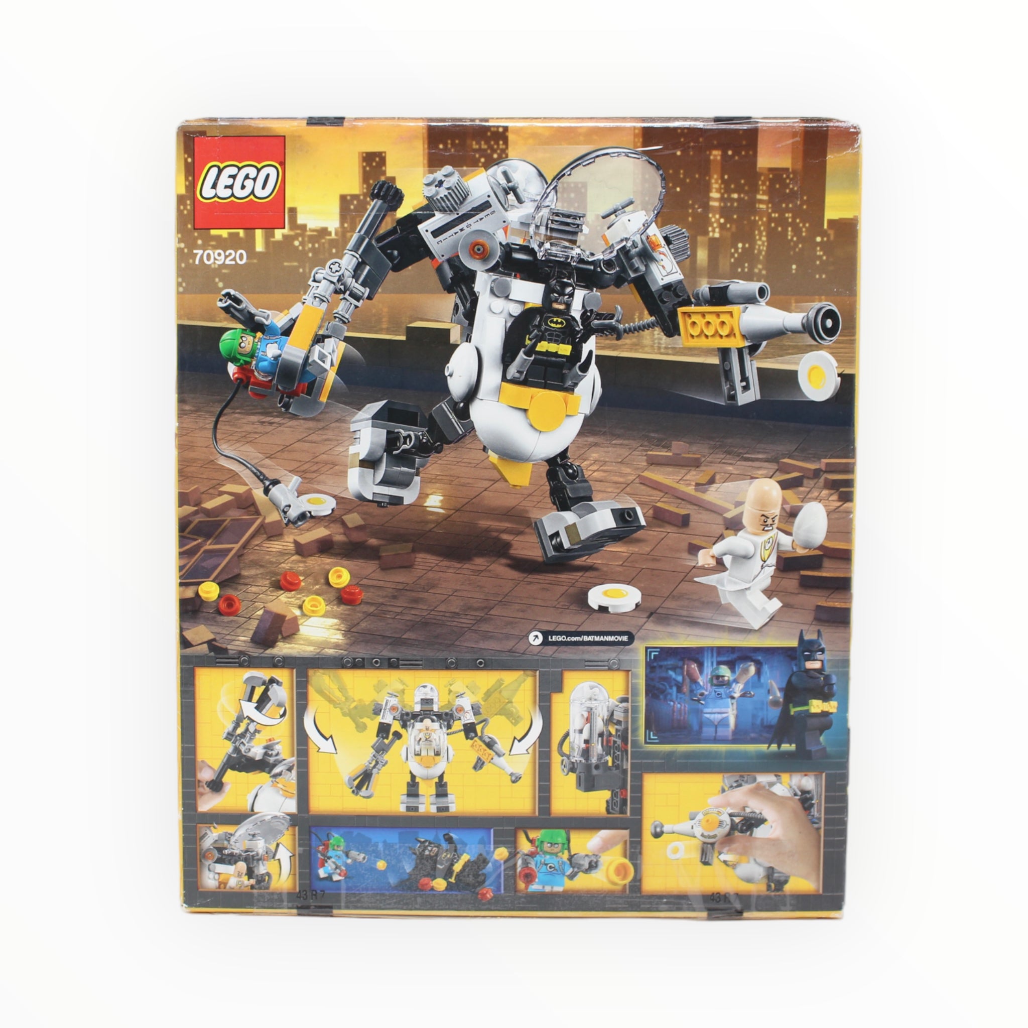 Certified Used Set 70920 The LEGO Batman Movie Egghead Mech Food Fight