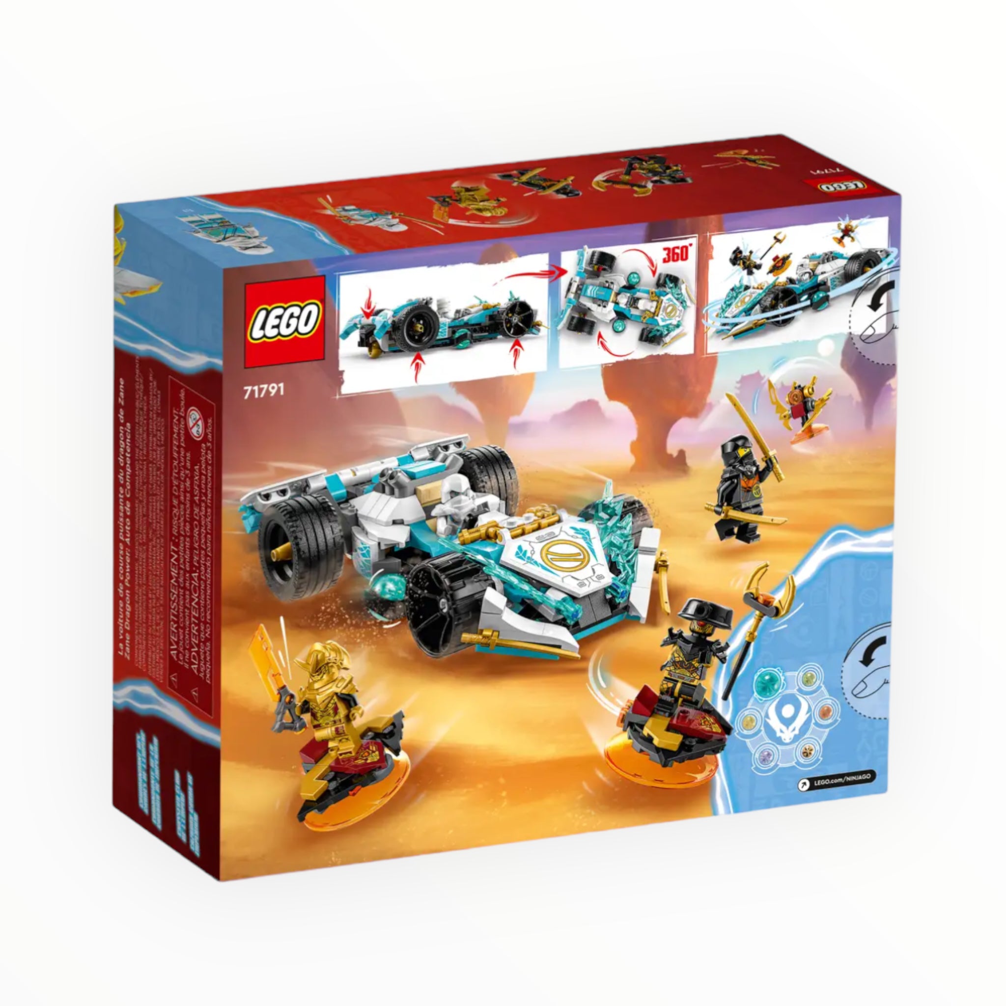 71791 Ninjago Zane’s Dragon Power Spinjitzu Race Car