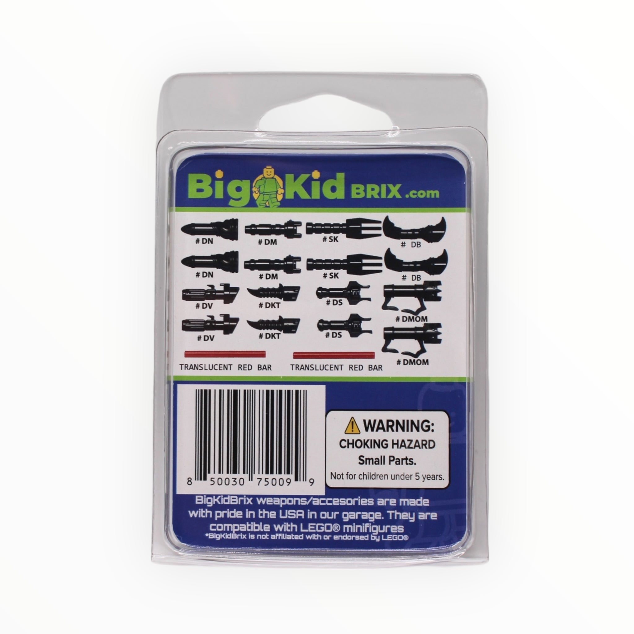 BigKidBrix Lightsabers Dual Villain Hilts - Black