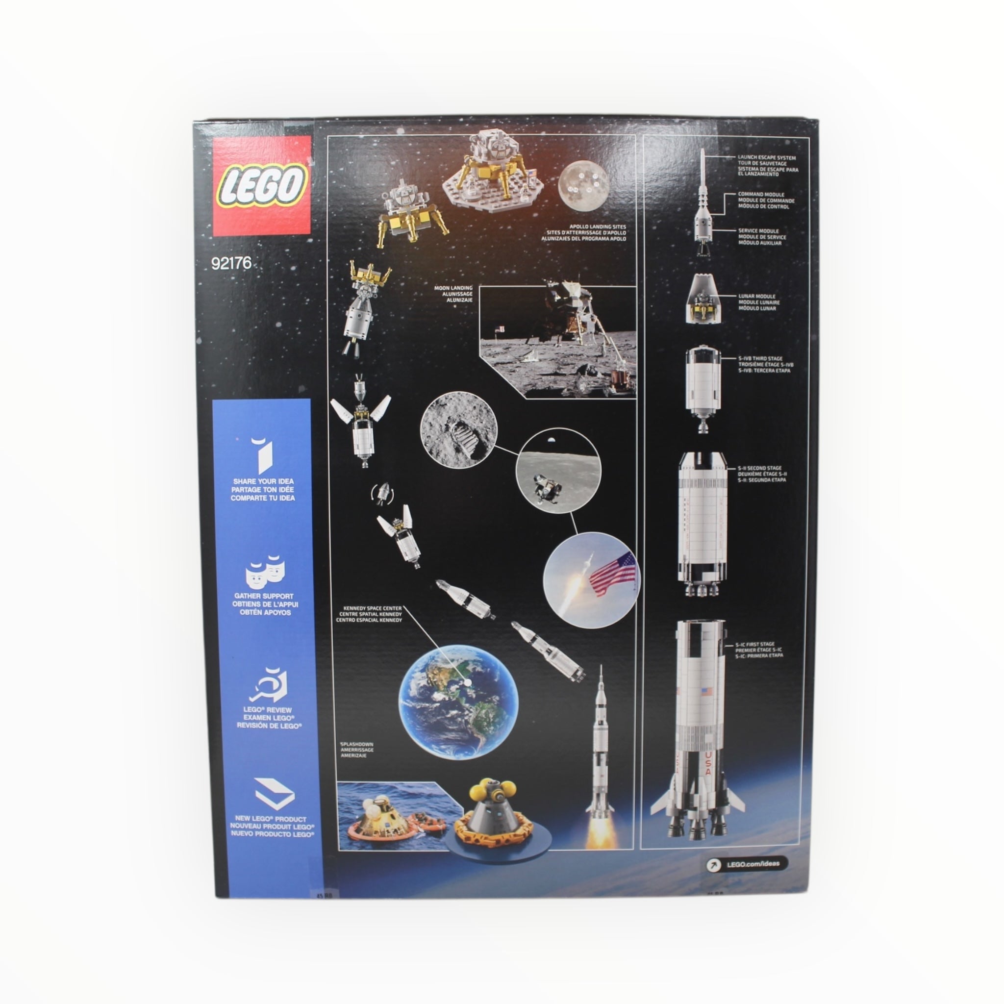 Retired Set 92176 LEGO Ideas NASA Apollo Saturn V