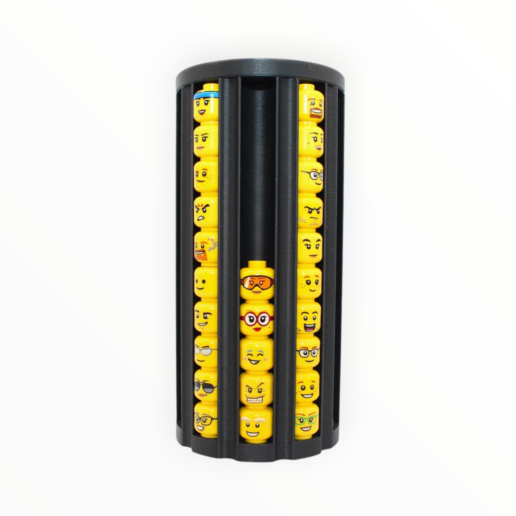 Brick Bees Minifig Head Storage - 100 count