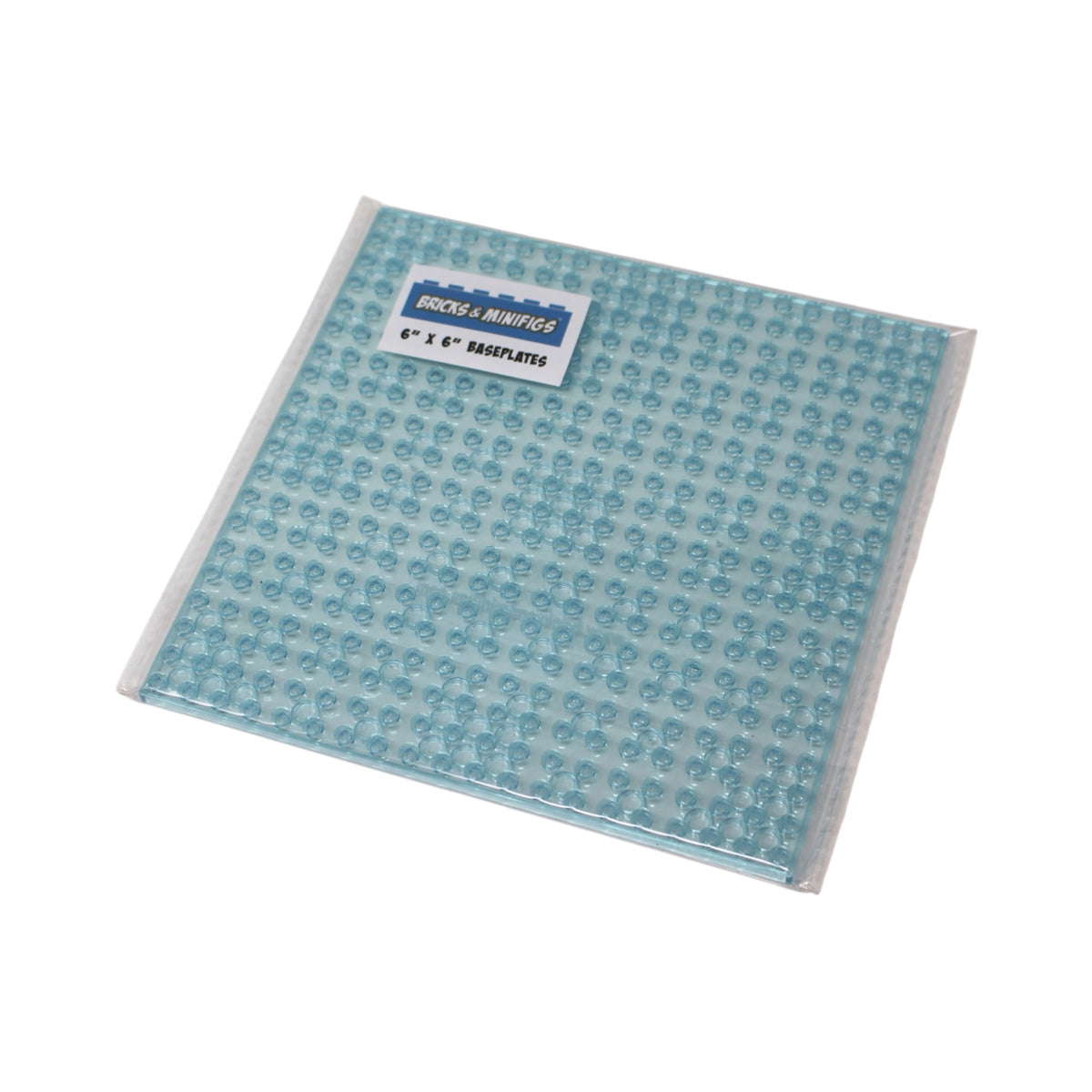BAM Baseplate 6x6 - Transparent BAM Blue