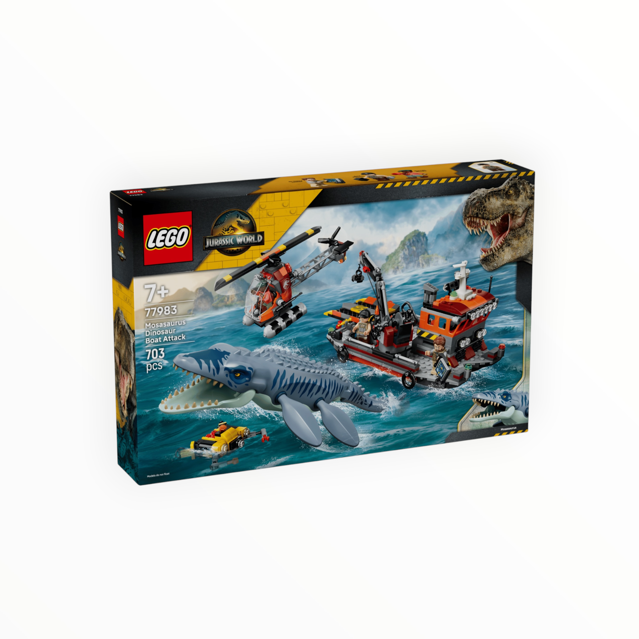 77983 Jurassic World Mosasaurus Dinosaur Boat Attack