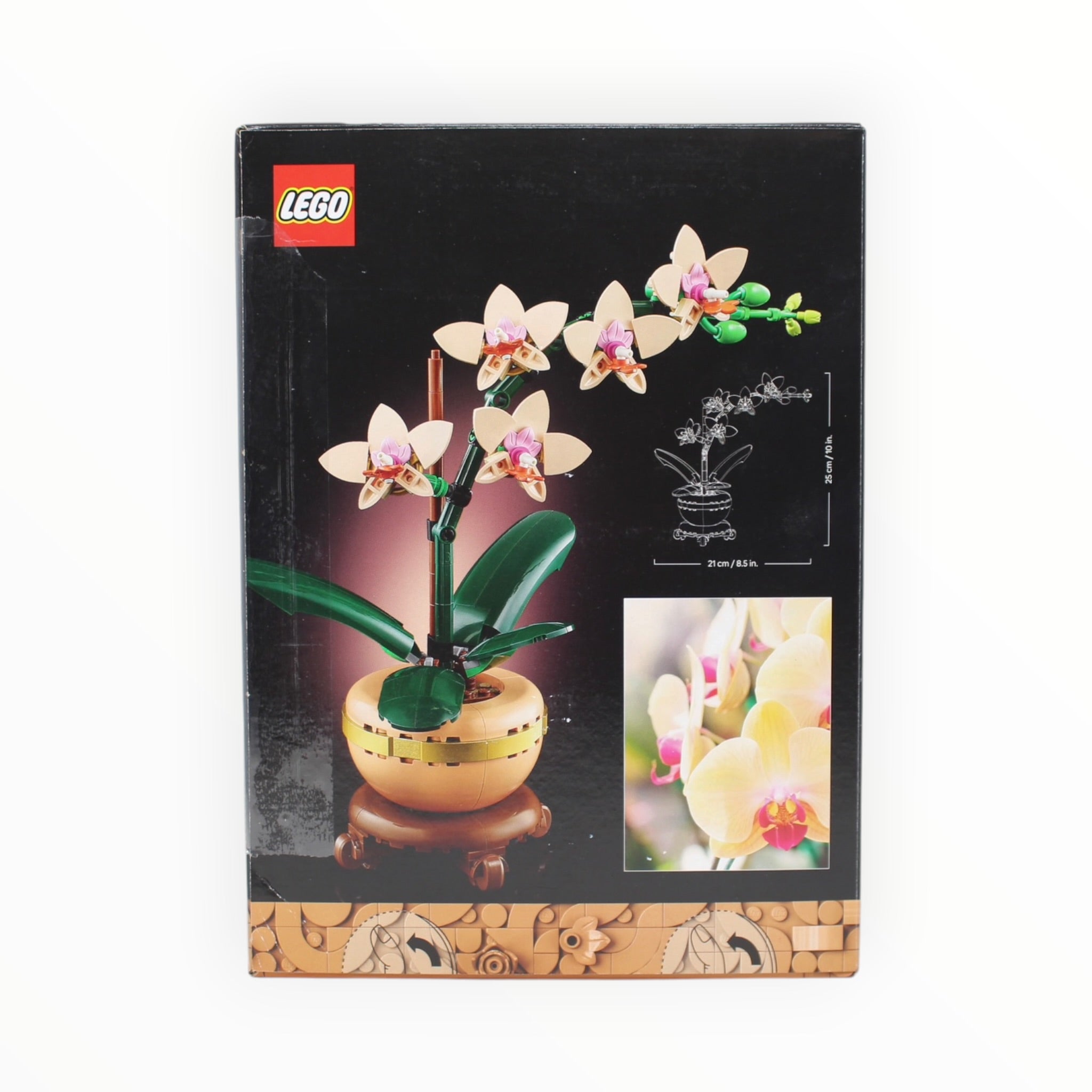 Certified Used Set 10343 Botanicals Mini Orchid