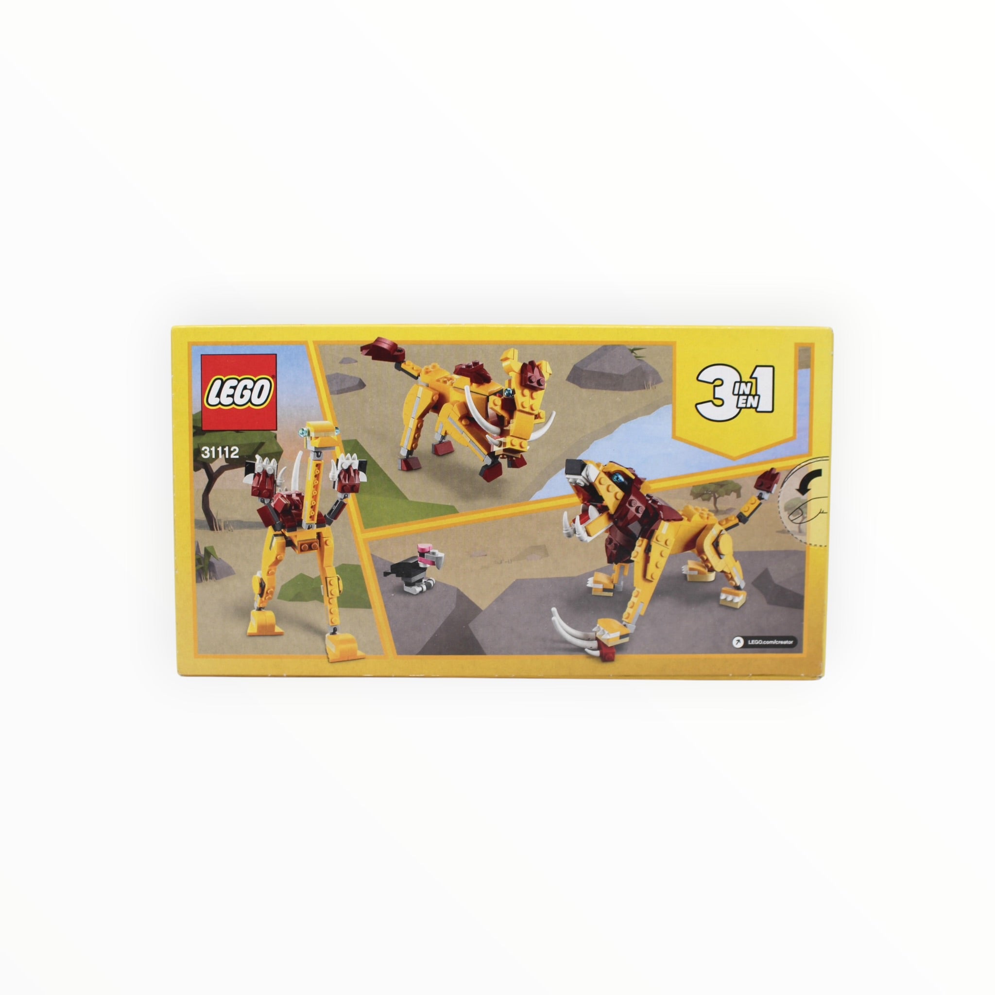 Retired Set 31112 Creator Wild Lion (slight box damage)