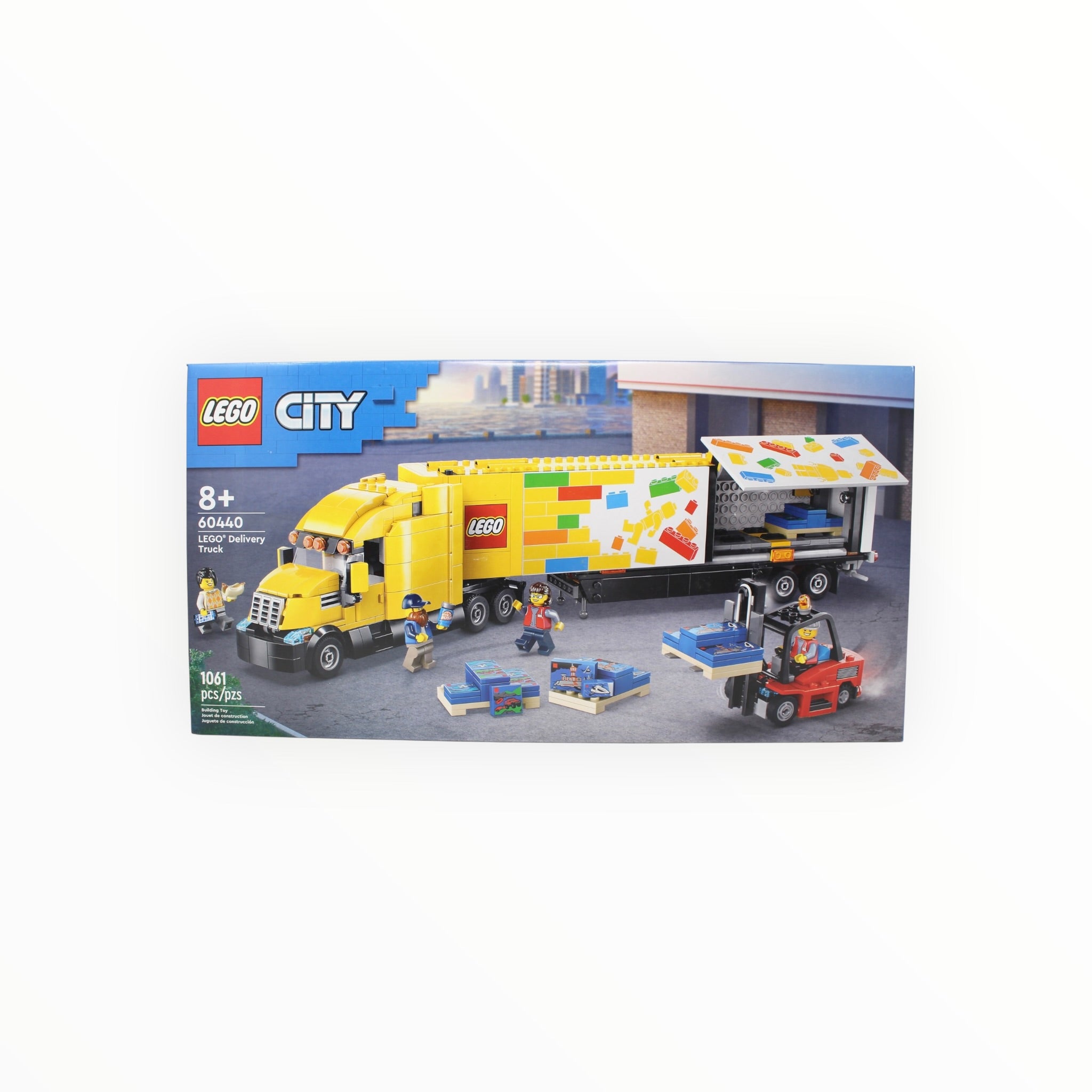 60440 City Yellow Delivery Truck (some box damage)