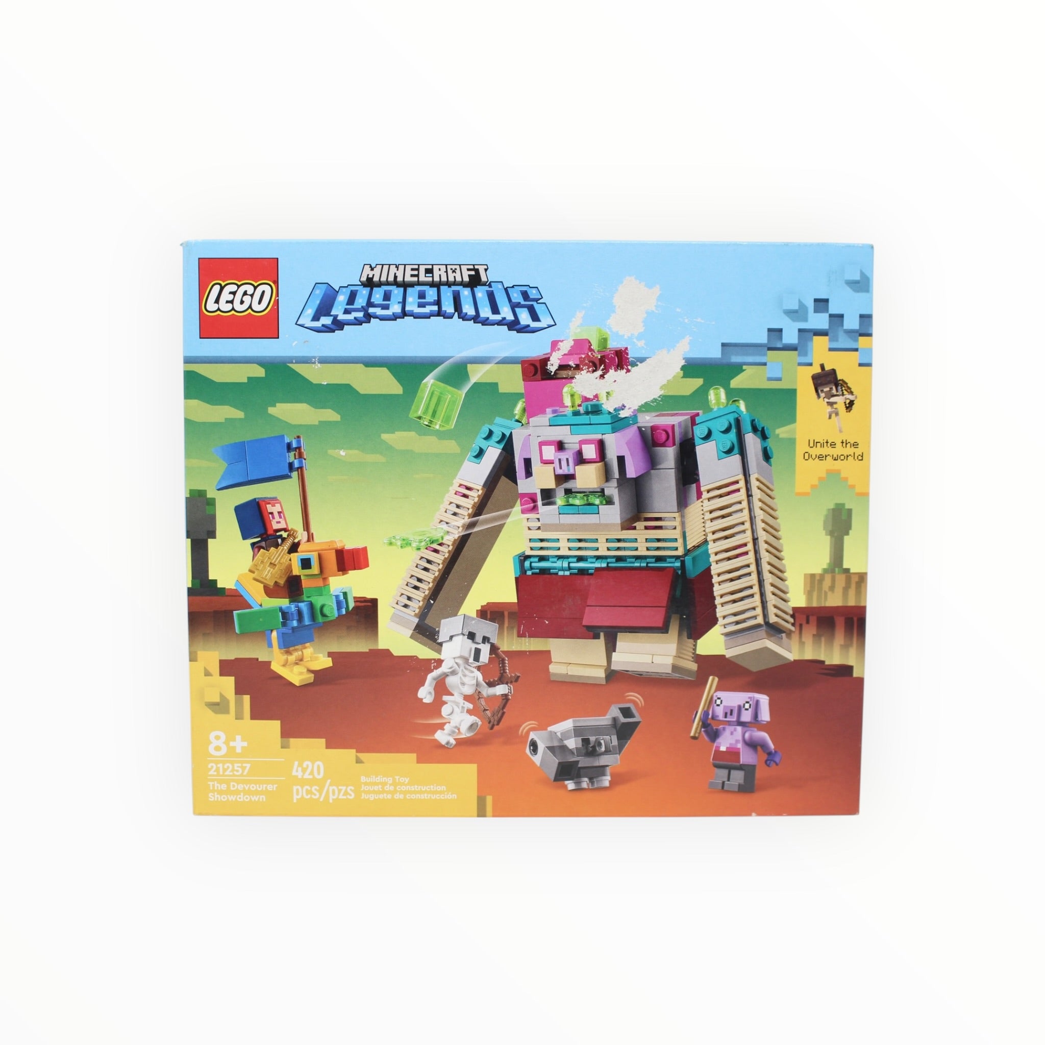 Retired Set 21257 Minecraft Legends The Devourer Showdown (some box damage)