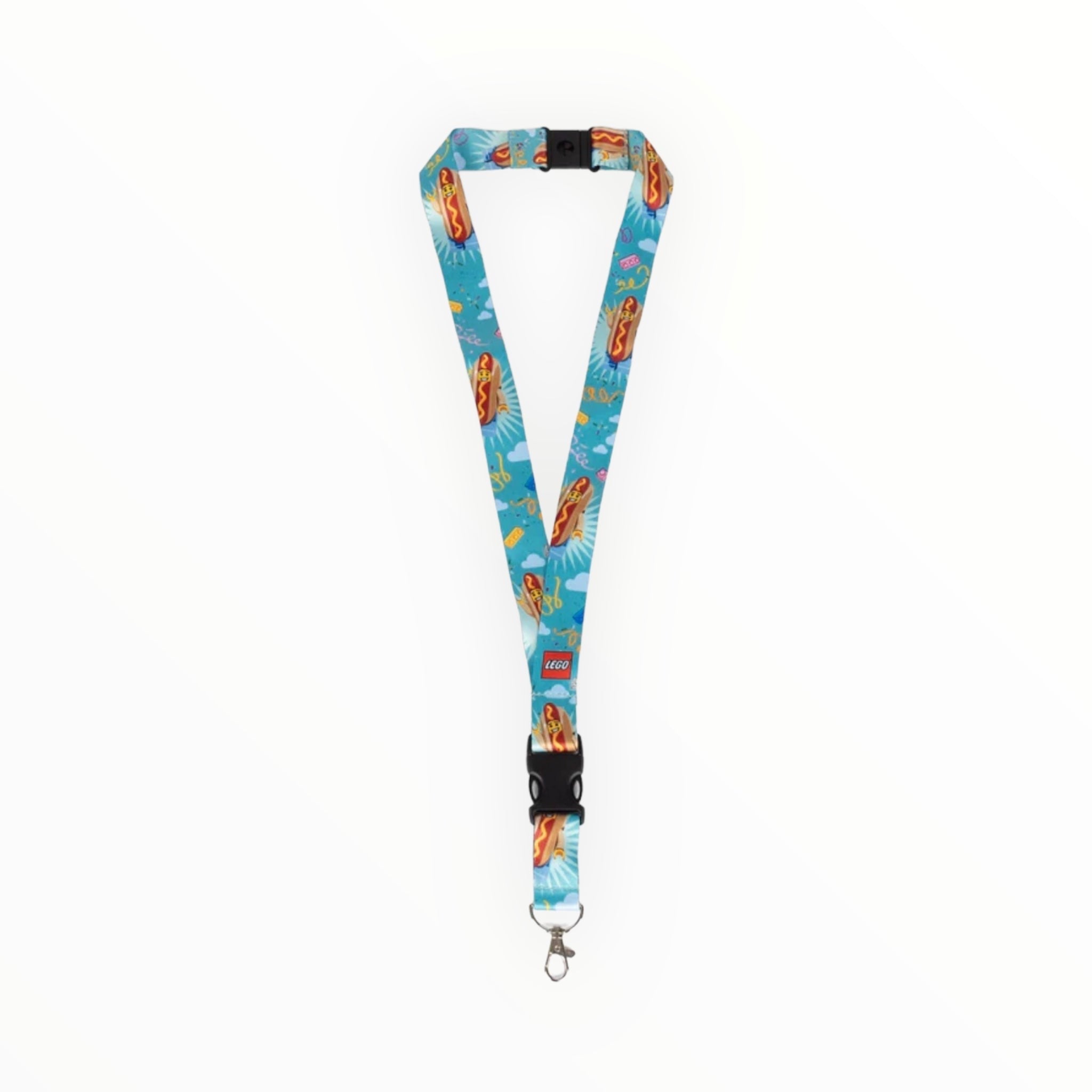 Hotdog Guy LEGO Lanyard
