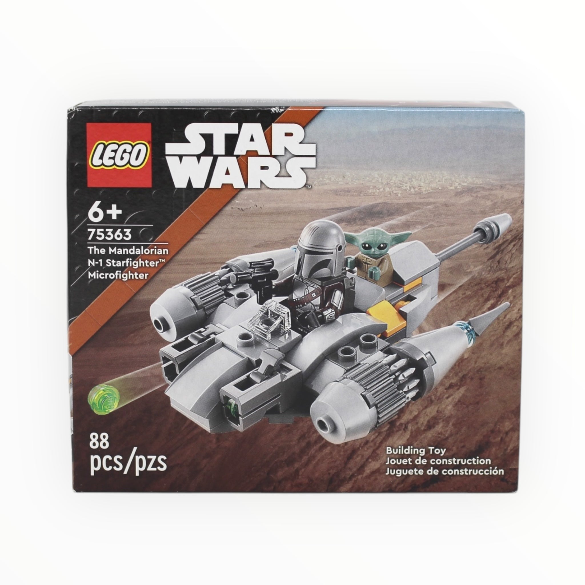 75363 Star Wars The Mandalorian N-1 Starfighter Microfighter (damaged box)