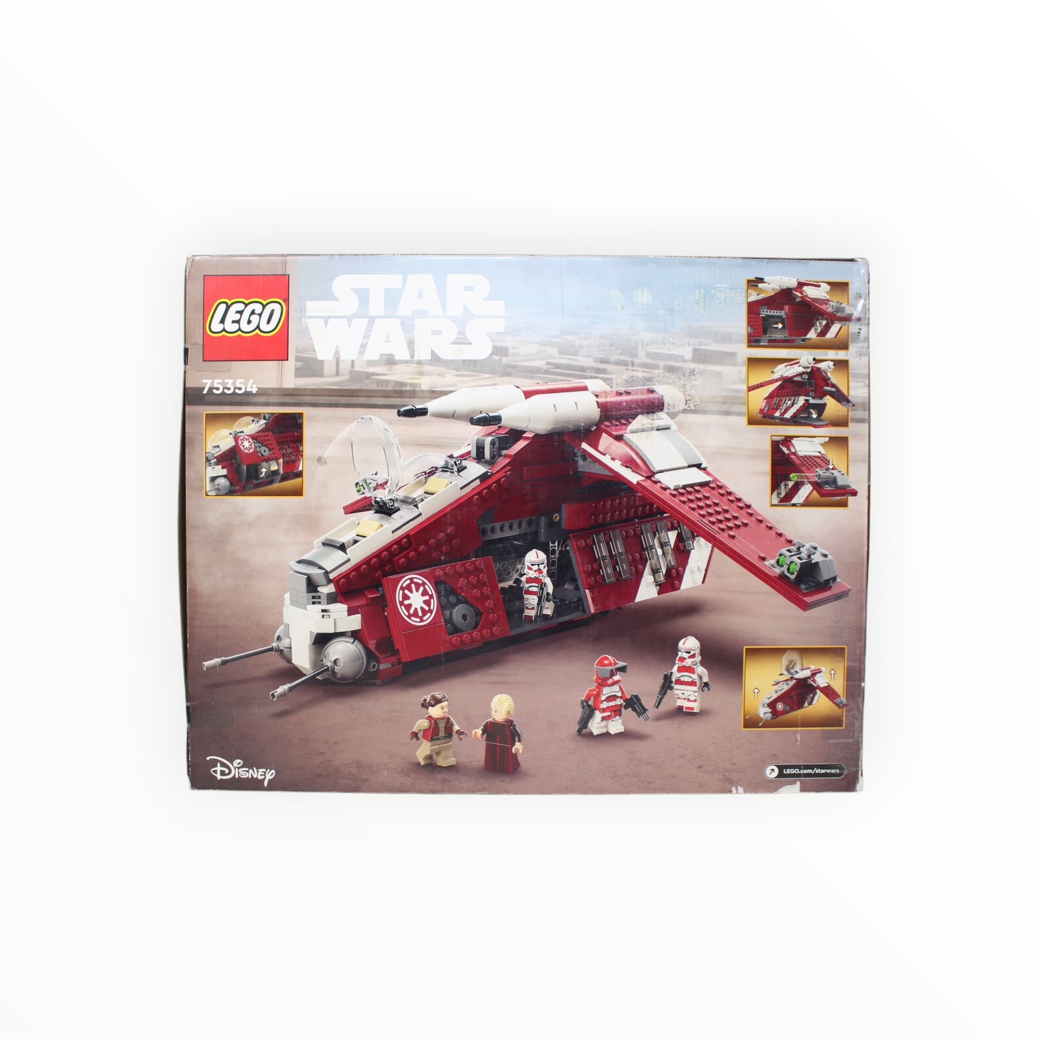 Certified Used Set 75354 Star Wars Coruscant Guard Gunship (open box, sealed bags)
