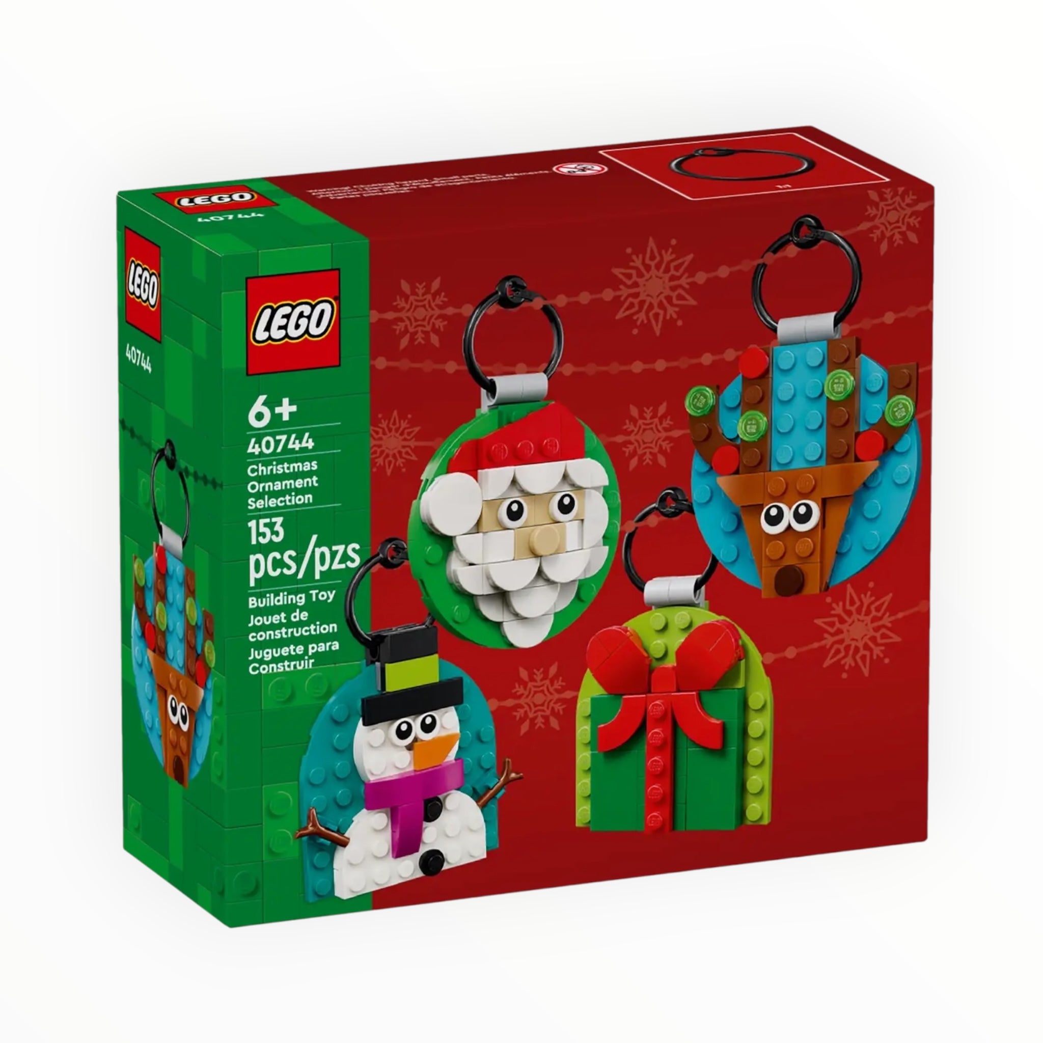 40744 LEGO Christmas Ornament Selection