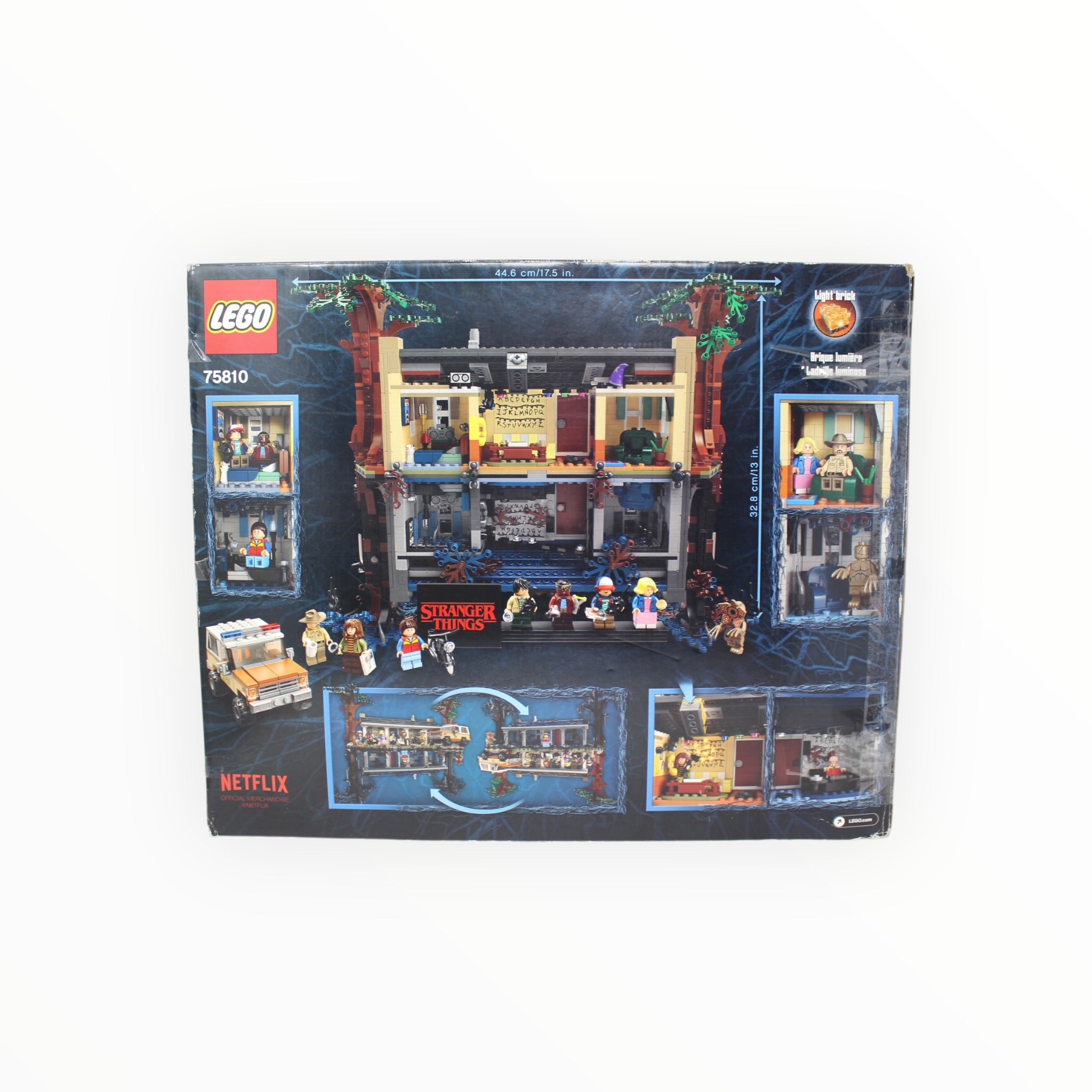 Certified Used Set 75810 LEGO Stranger Things The Upside Down (most bags sealed, some box damage)