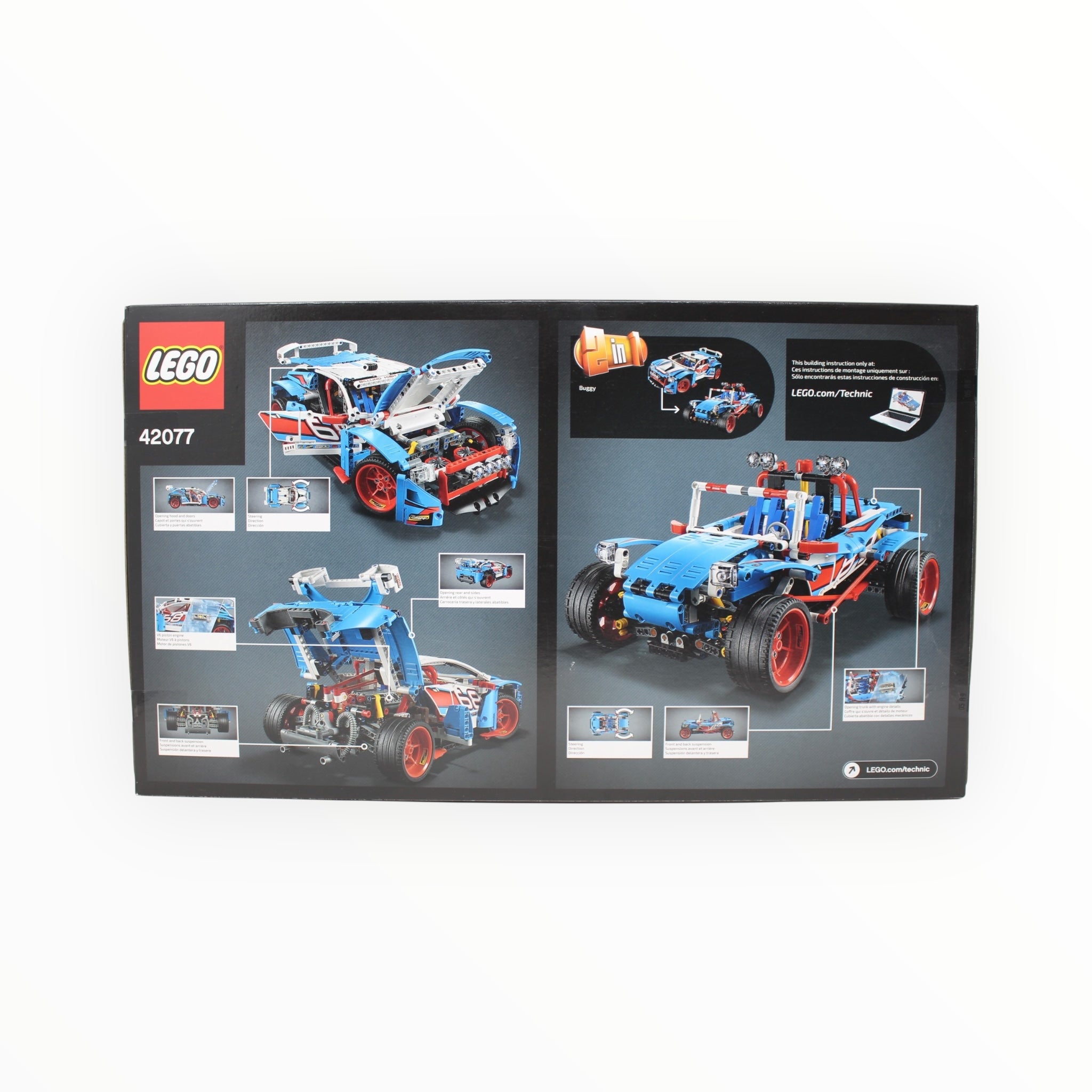 Retired Set 42077 Technic Rally Car