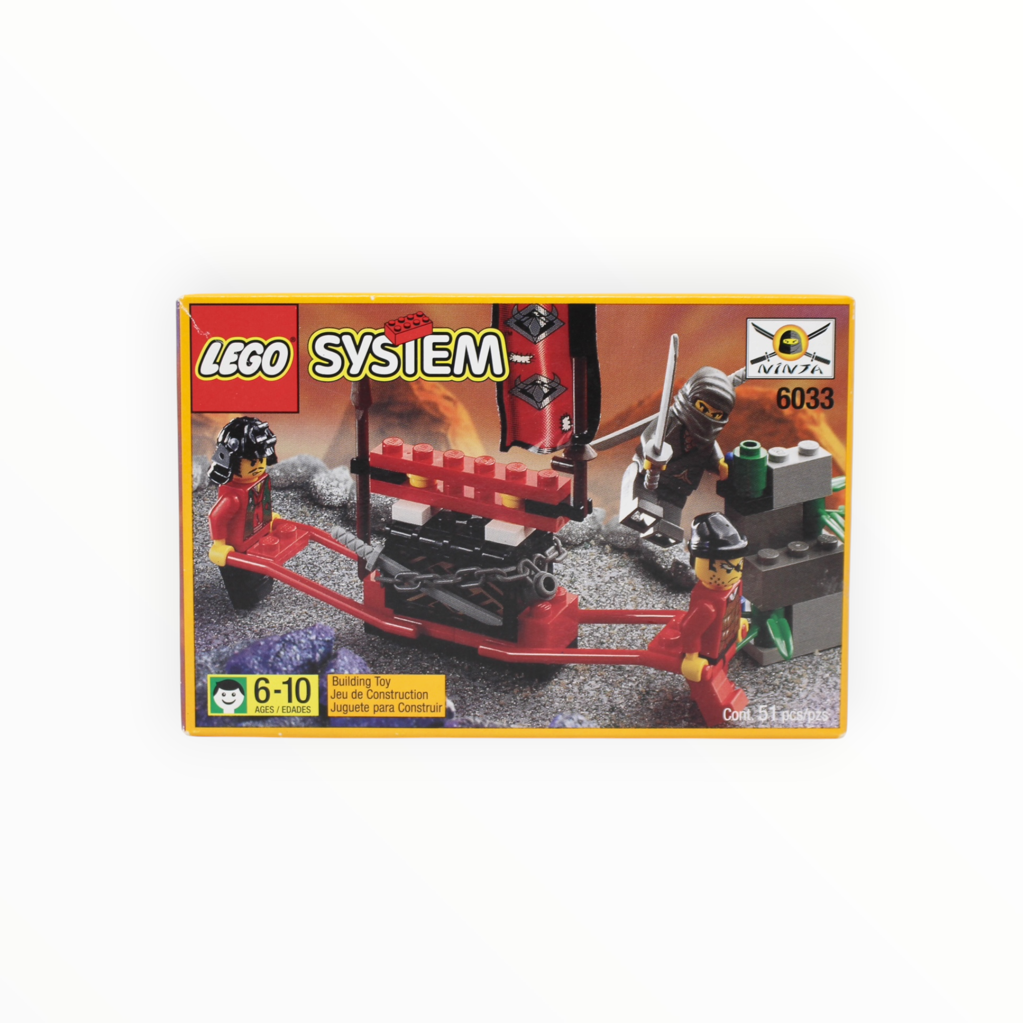 Retired Set 6033 Ninja Treasure Transport