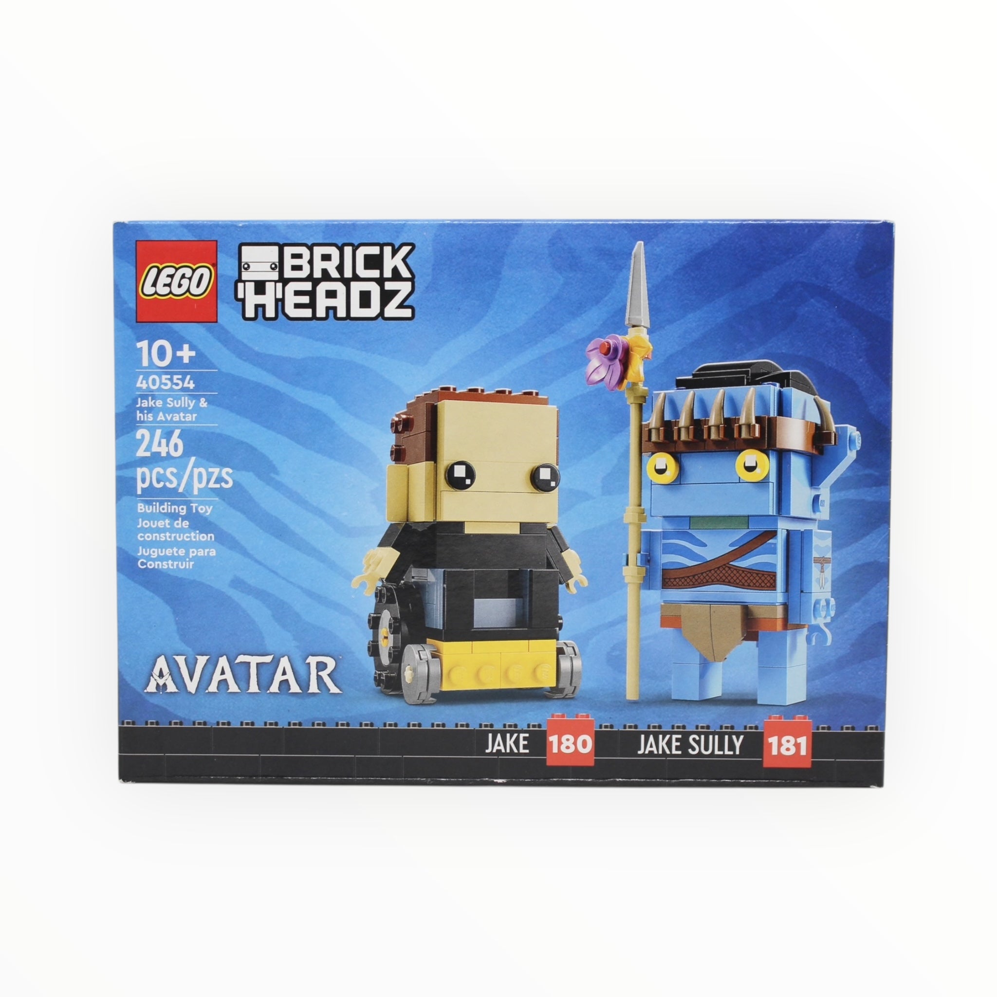Retired Set 40554 Avatar BrickHeadz Jake Sully & his Avatar