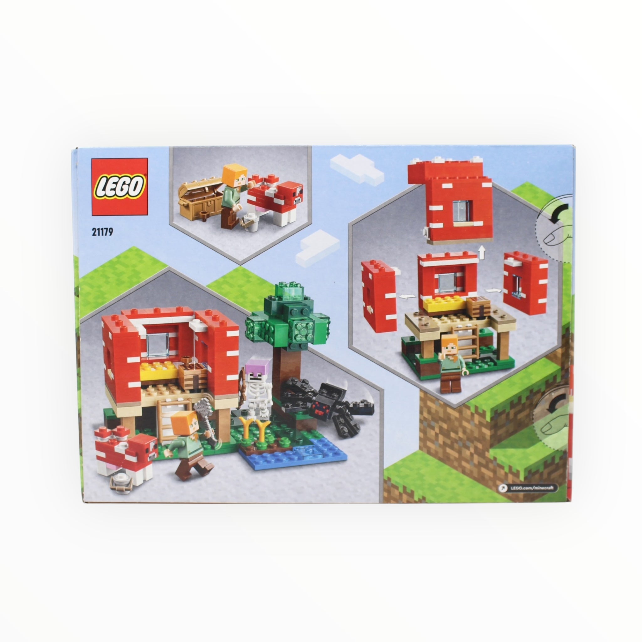 Retired Set 21179 Minecraft The Mushroom House
