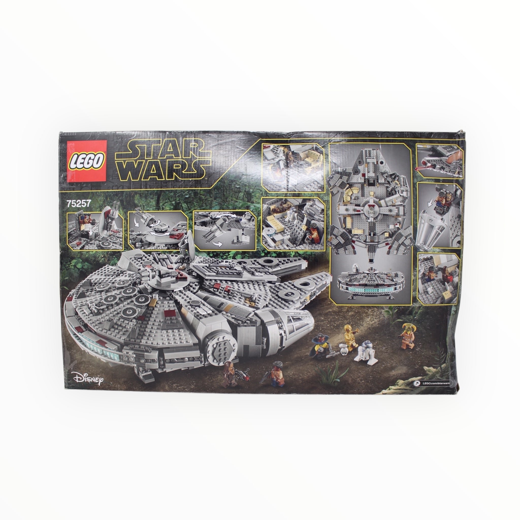 Certified Used Ser 75257 Star Wars Millennium Falcon (open box, sealed bags, damaged box)