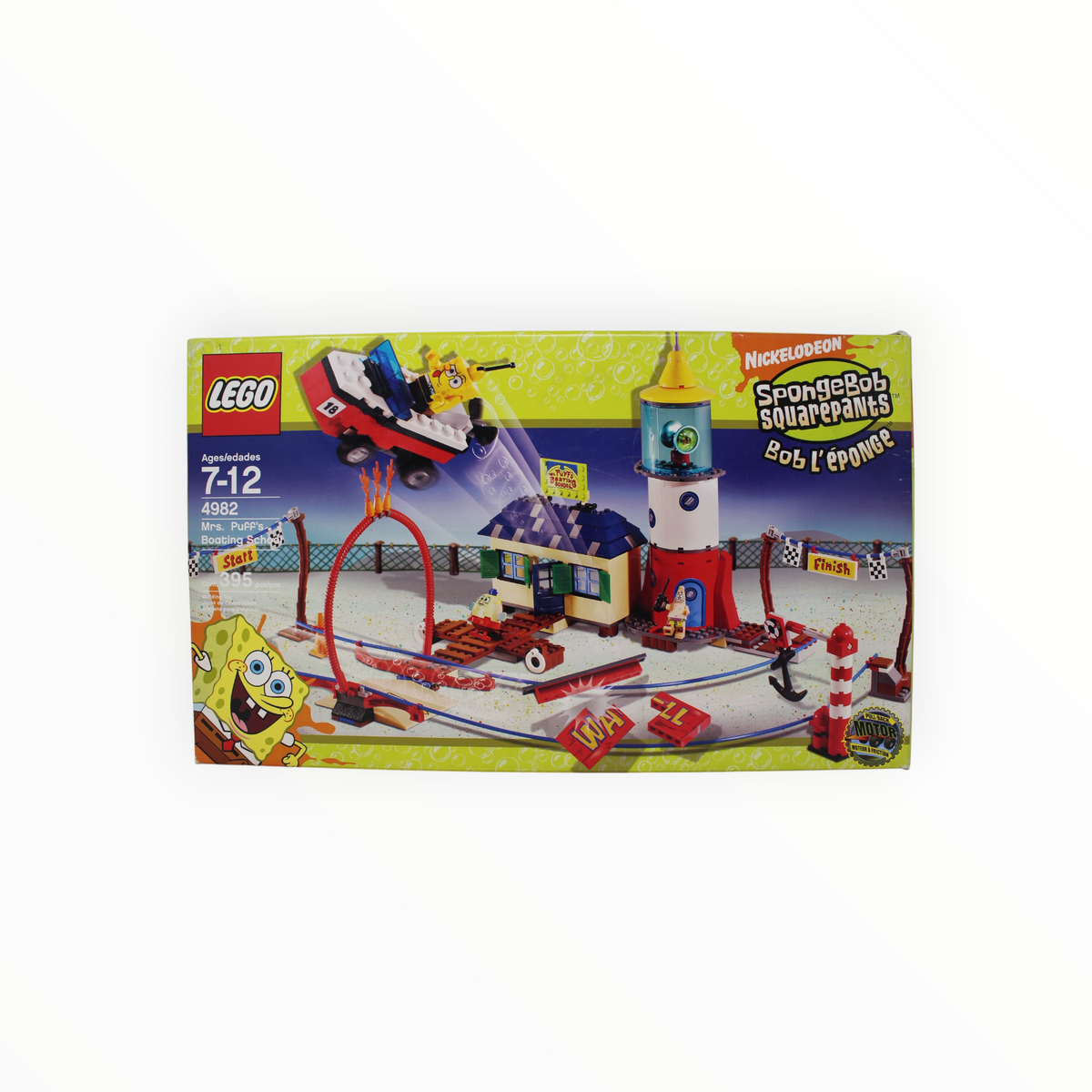 Certified Used Set 4982 SpongeBob SquarePants Mrs. Puff’s Boating School (damaged box)