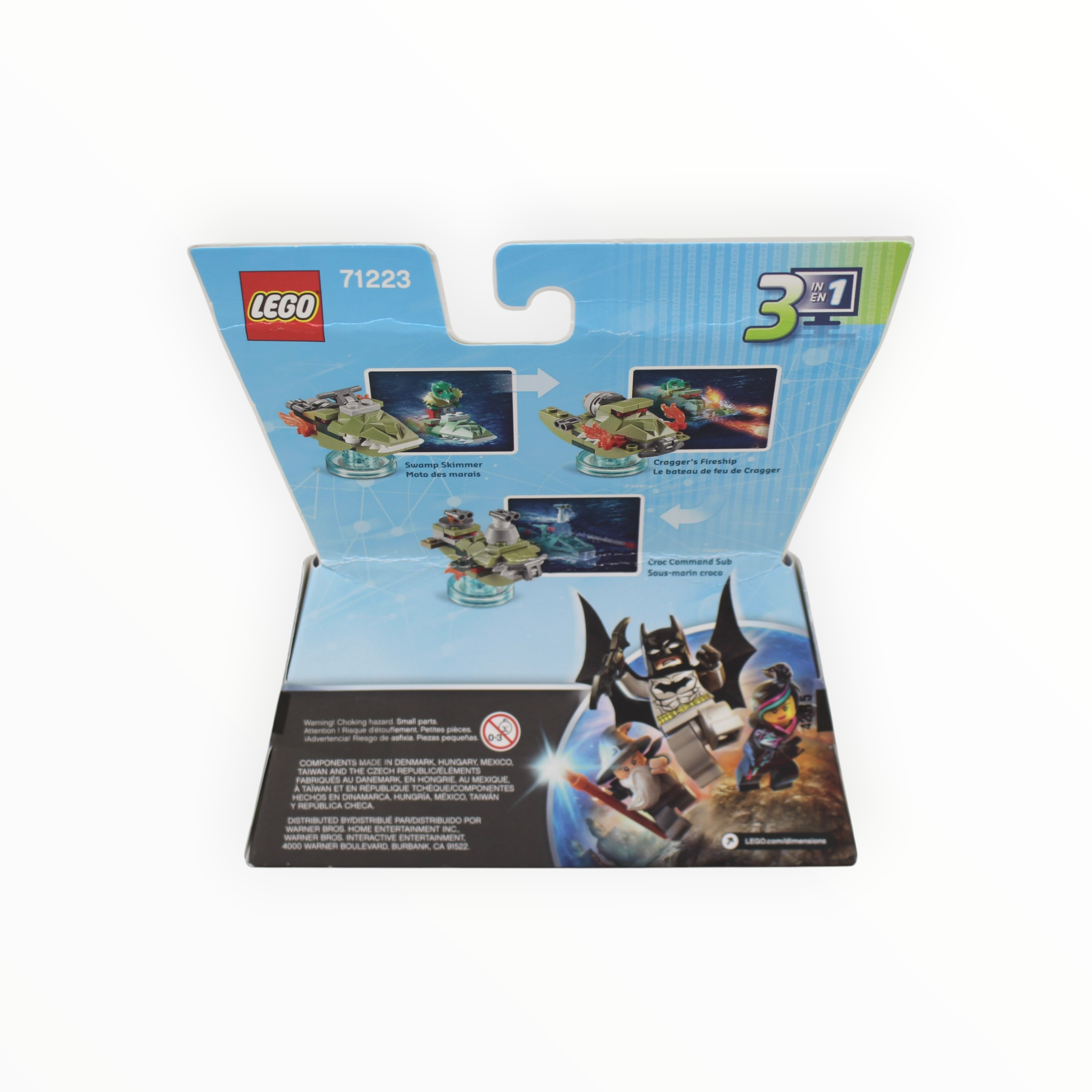 Retired Set 71223 Dimensions Fun Pack - Legends of Chima (Cragger and Swamp Skimmer) (damaged box)