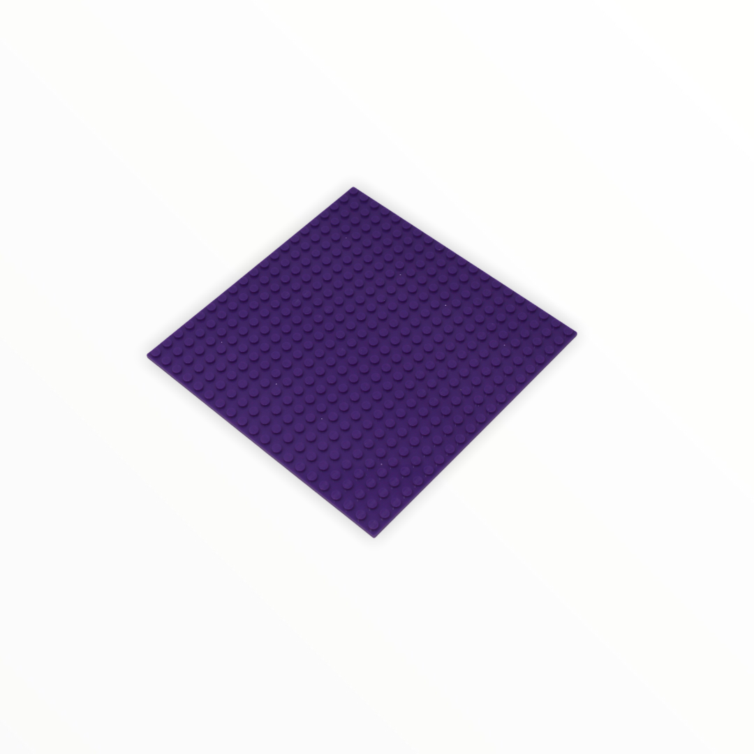 Purple LEGO® Compatible Baseplates 6x6