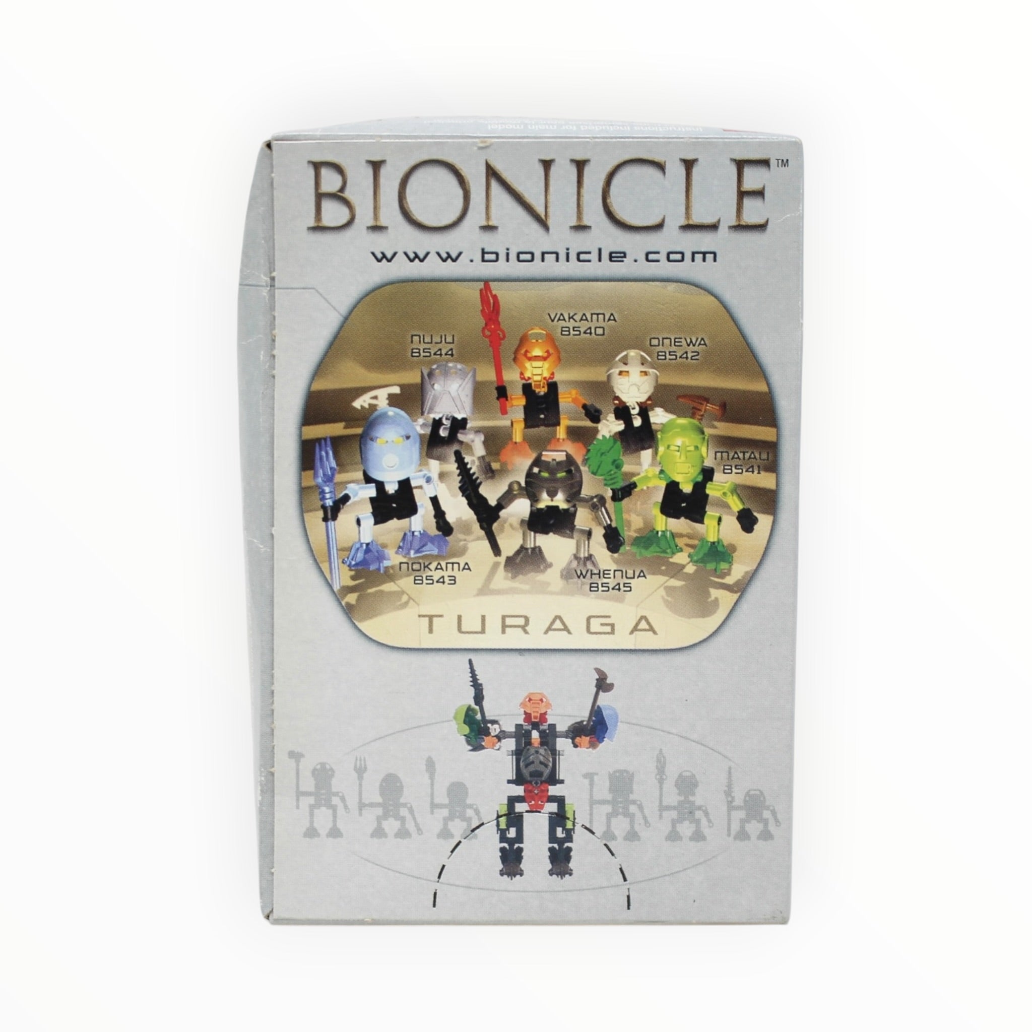 Retired Set 8545 Bionicle Turaga Whenua (slight box damage)