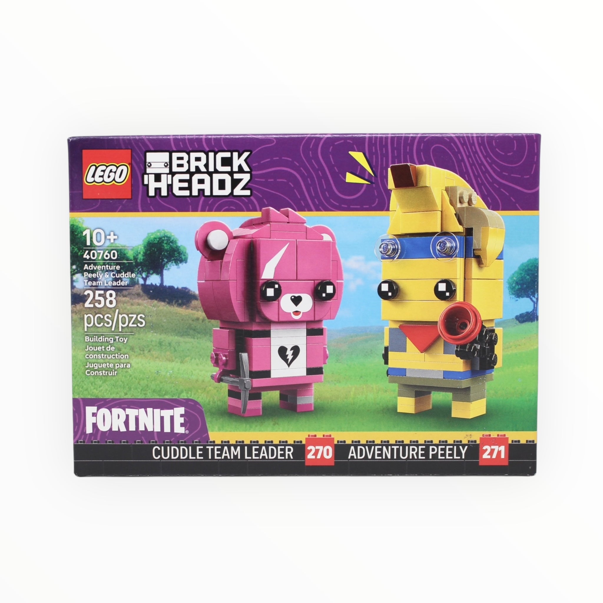 Retired Set 40760 Fortnite BrickHeadz Adventure Peely & Cuddle Team Leader