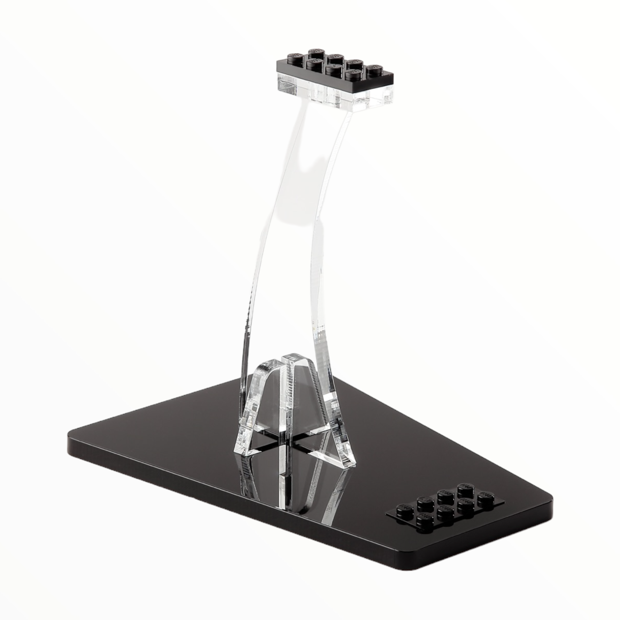Tricked Out Bricks Classic Zero Display Stand (black base)