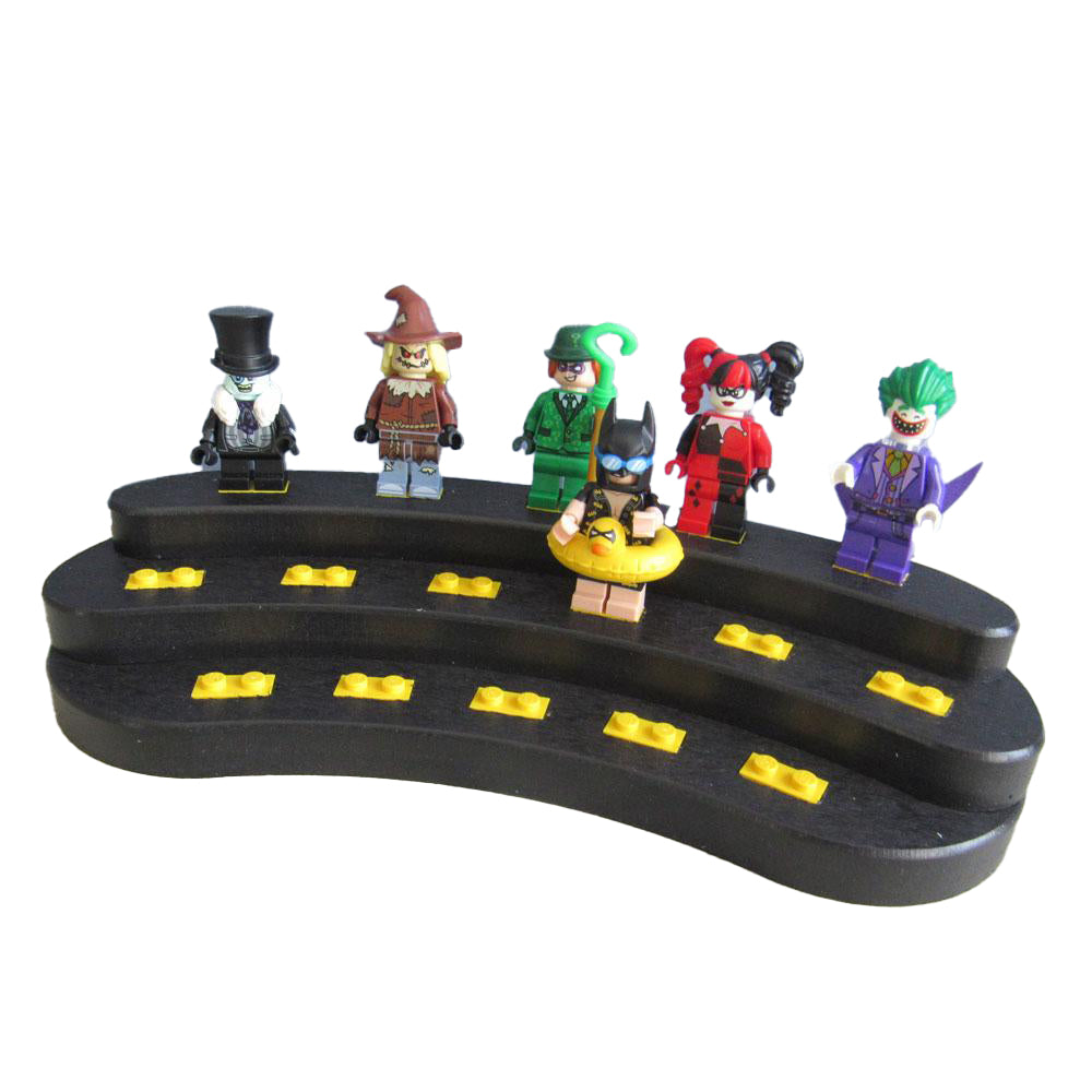 16-Minifigure Display Stand - Yellow