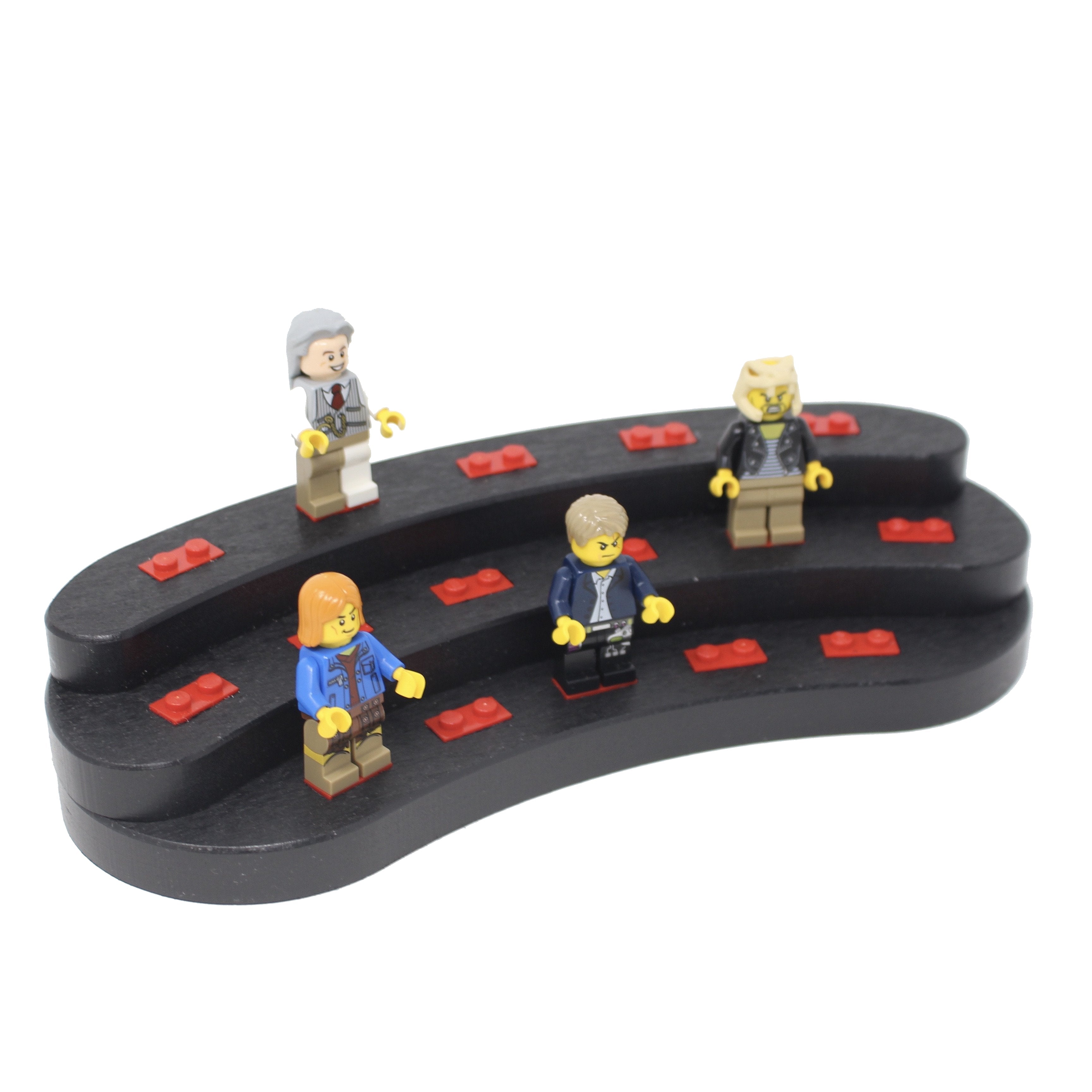 16-Minifigure Display Stand - Red