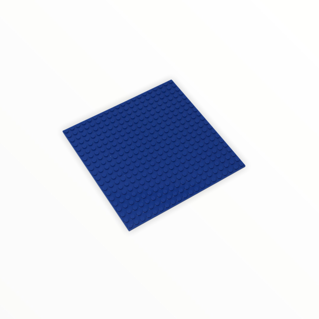 Bright Blue LEGO® Compatible Baseplates 6x6