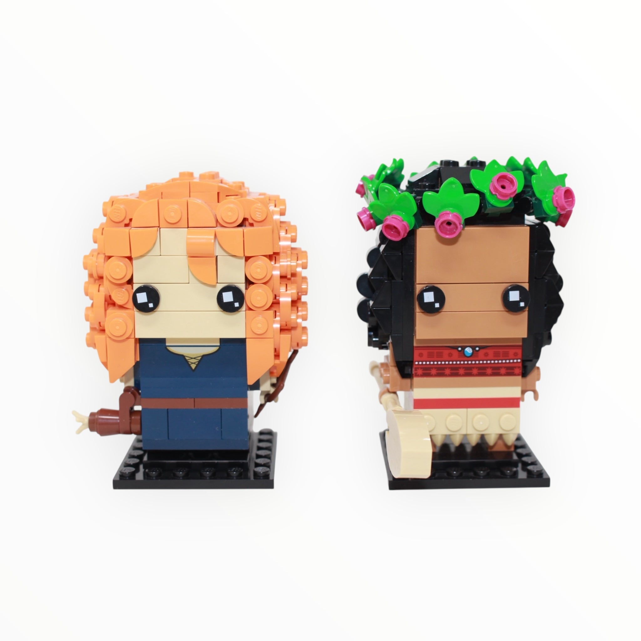 Used Set 40621 BrickHeadz Disney Moana & Merida