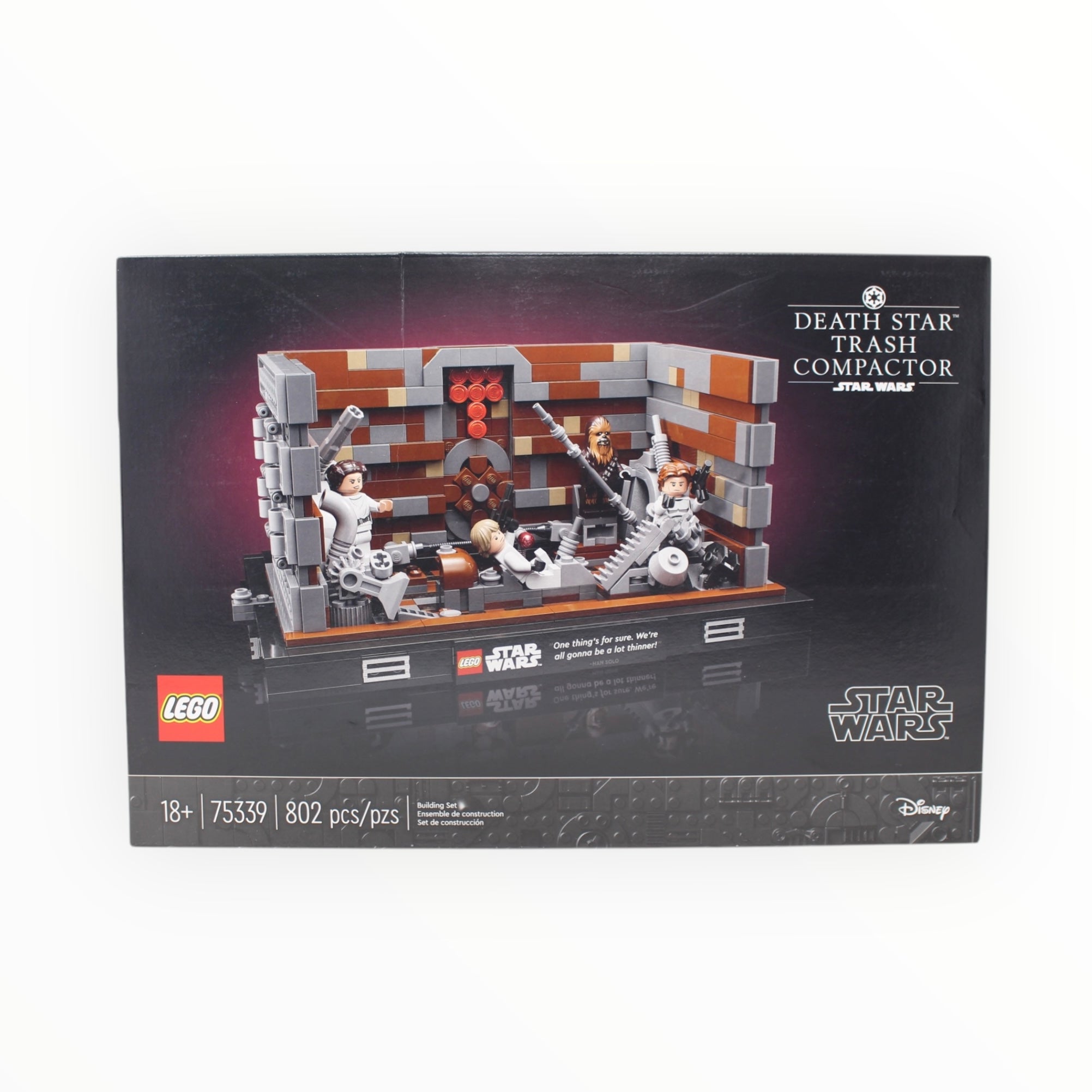 Retired Set 75339 Star Wars Trash Compactor Diorama (damaged box)