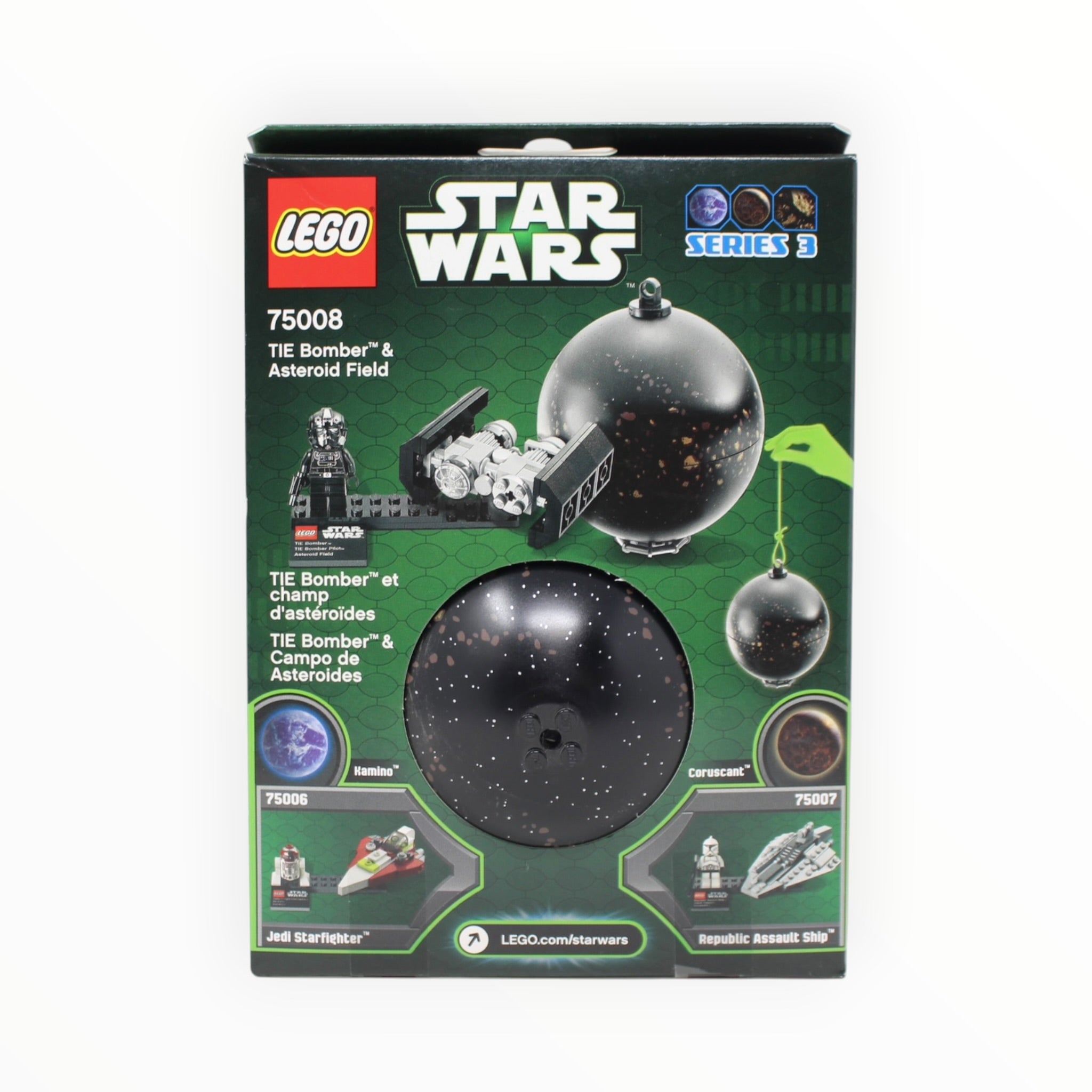 Retired Set 75008 Star Wars TIE Bomber & Asteroid Field