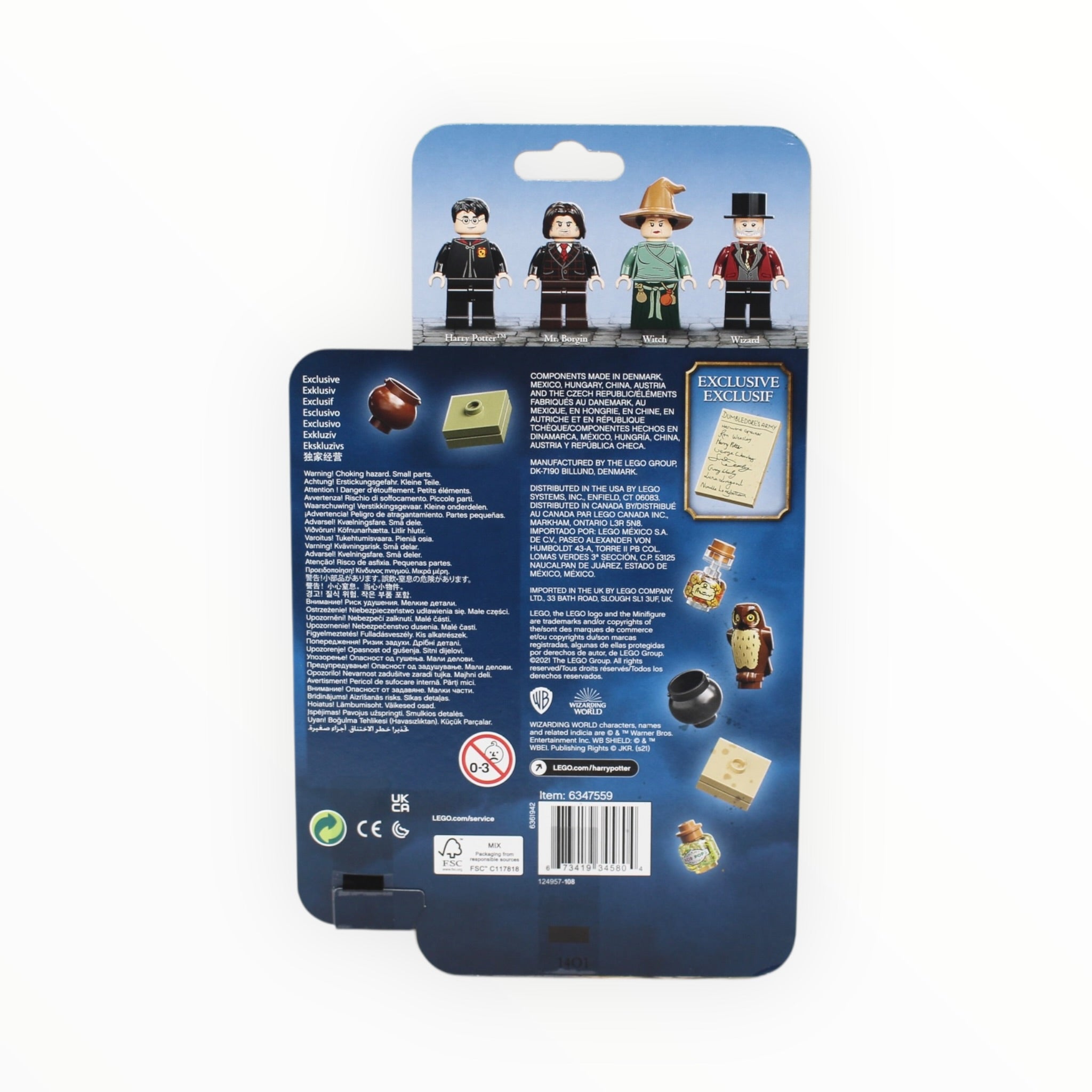 Retired Set 40500 Harry Potter Wizarding World Minifigure Accessory Blister Pack