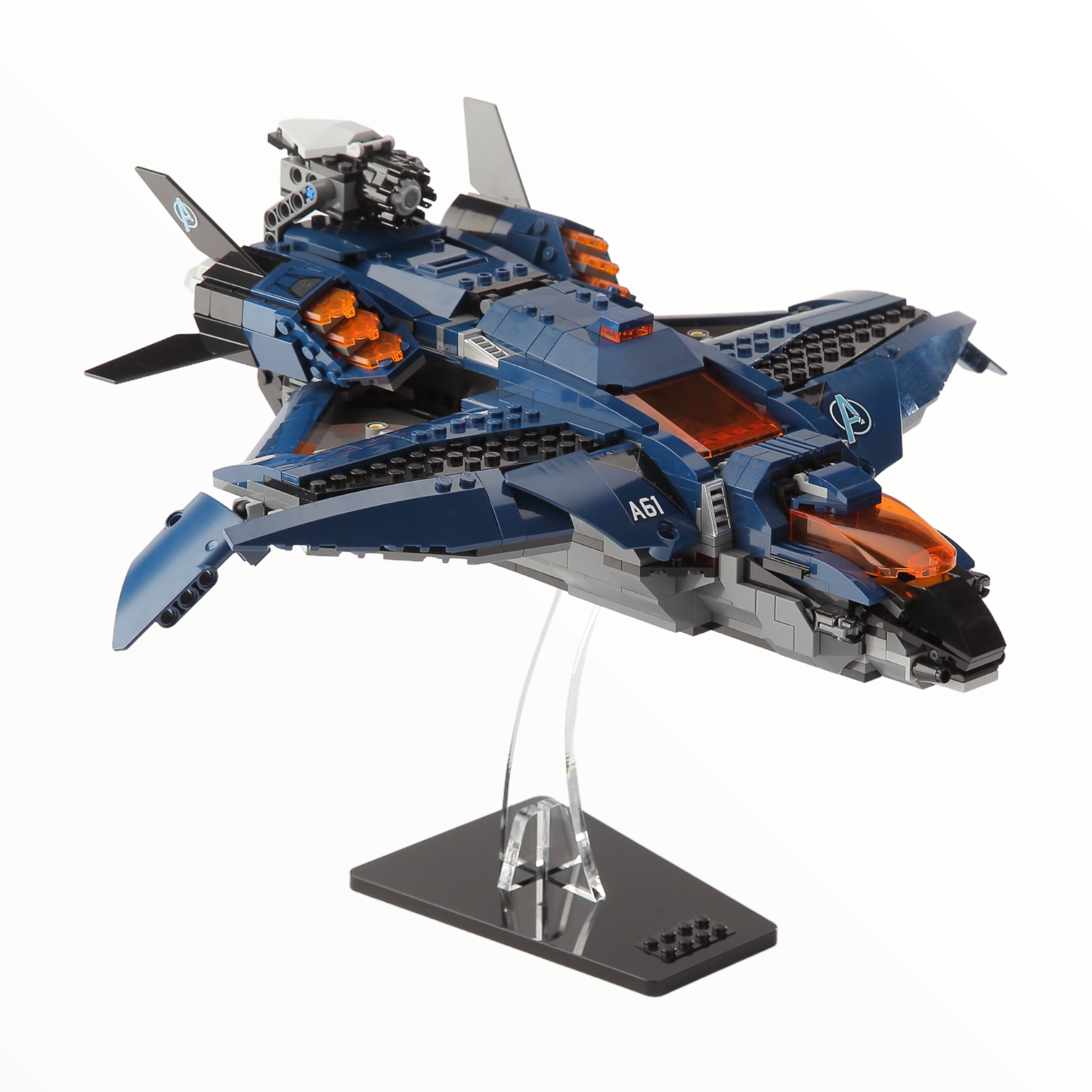 Tricked Out Bricks Classic Zero Display Stand (clear base)