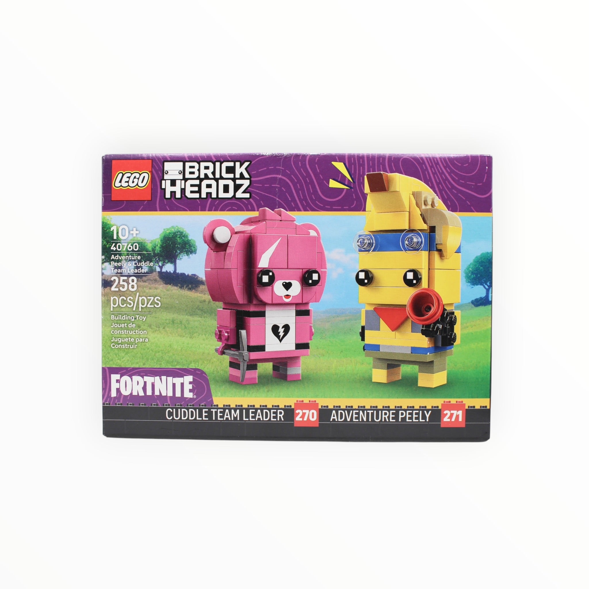 Retired Set 40760 Fortnite BrickHeadz Adventure Peely & Cuddle Team Leader (slight box damage)