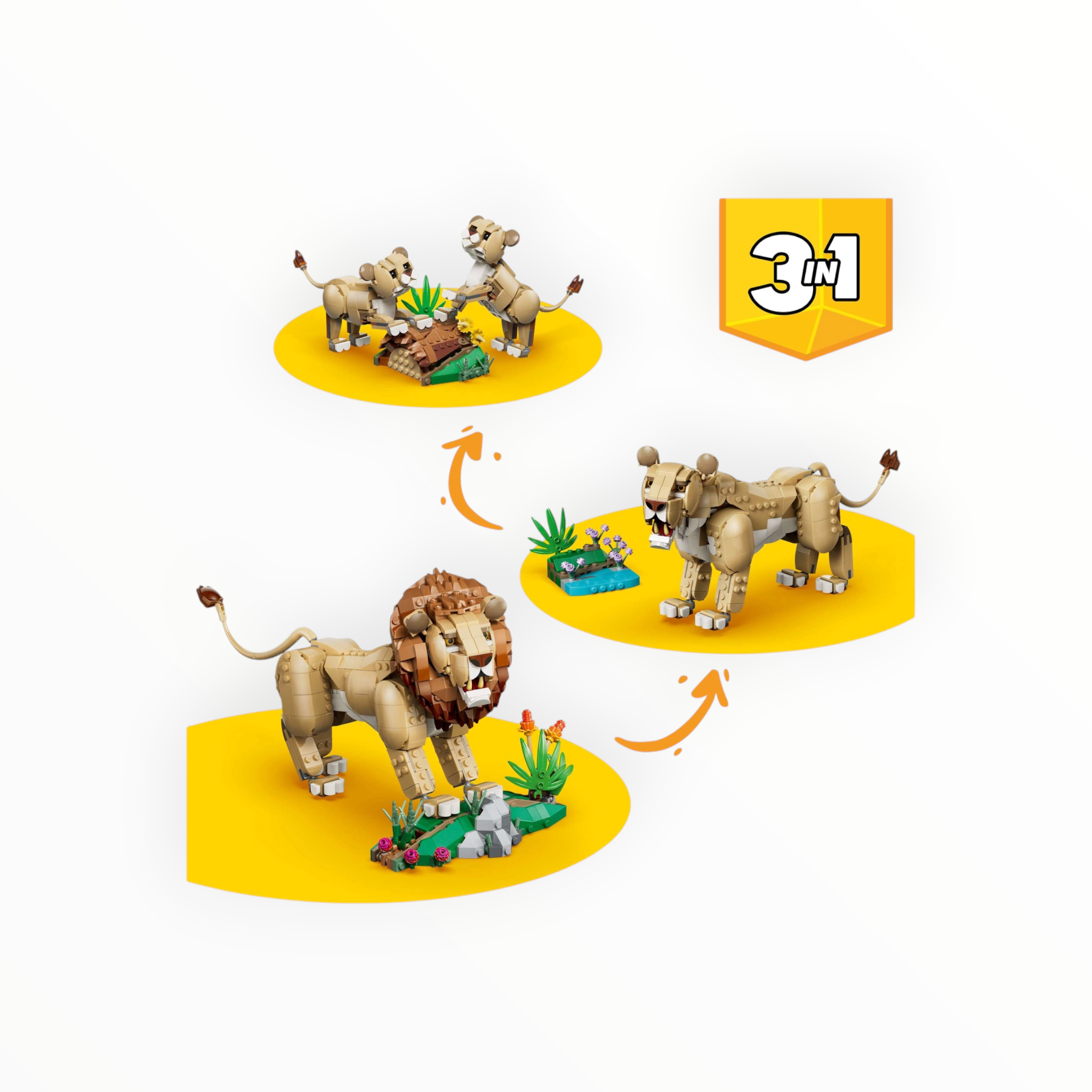 31386 Creator Wild Animals: Majestic Lion